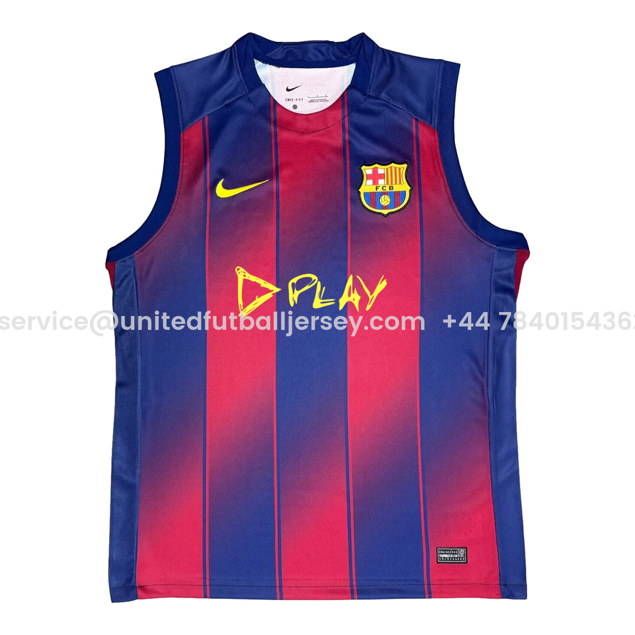 Barcelona 25-26 Ed Sheeran Home Special Vest - UnitedFutballJersey
