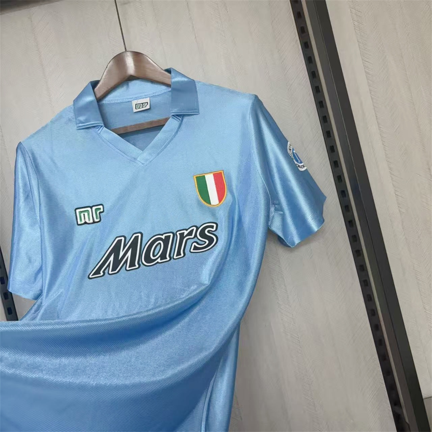 Retro Napoli 1990-91 Home Blue Jersey - UnitedFutballJersey
