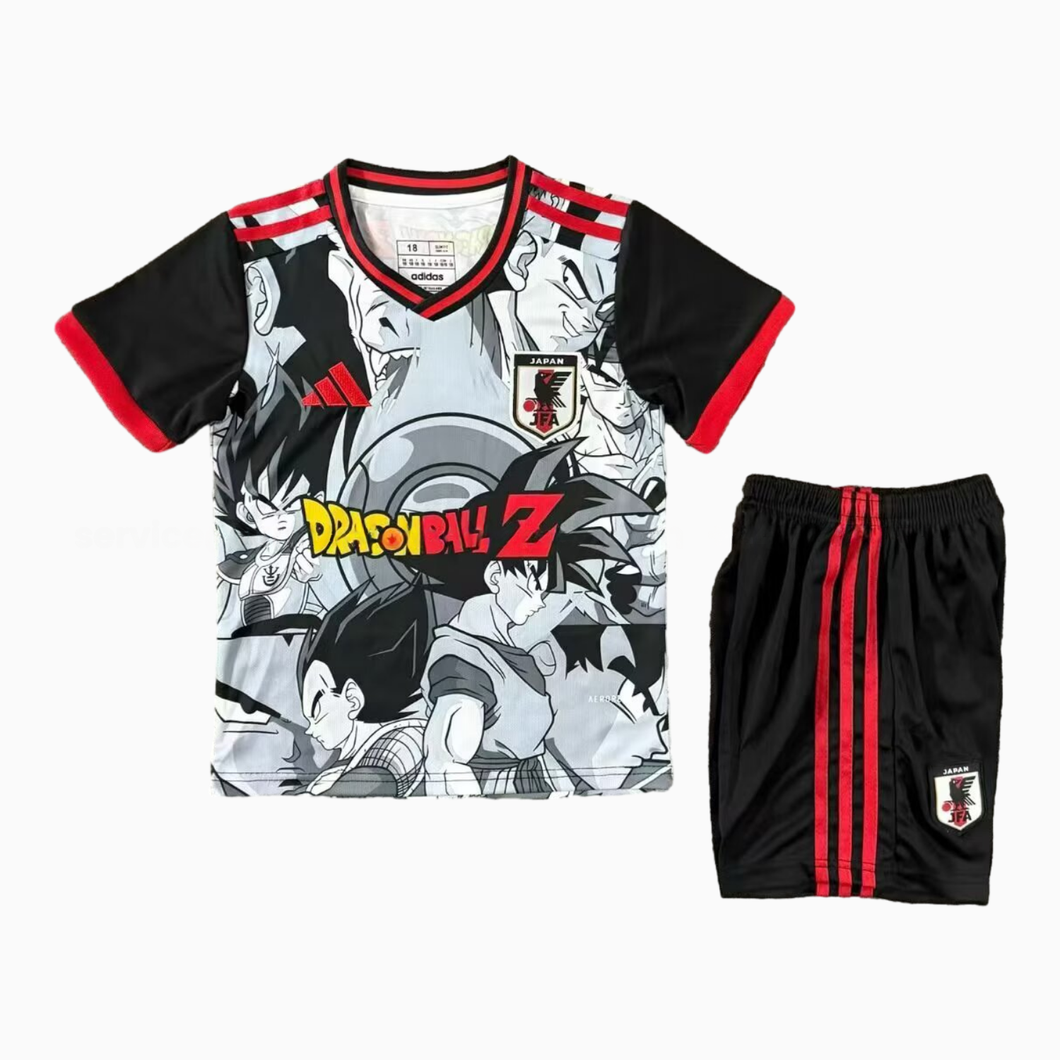 Japan 25-26 Dragon Z Comic Style Special Kids Kit - UnitedFutballJersey