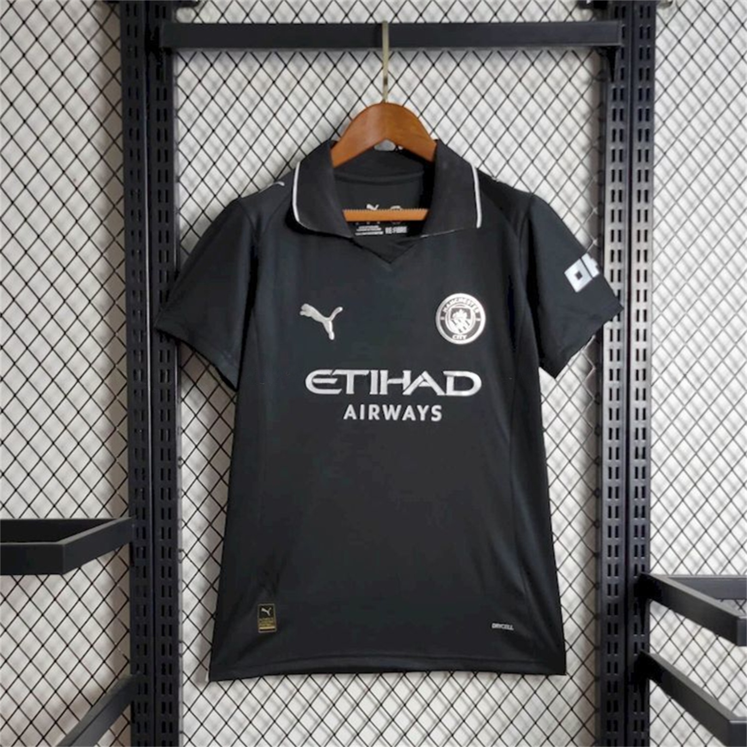 Women's Manchester City 25-26 Away Black Jersey - UnitedFutballJersey