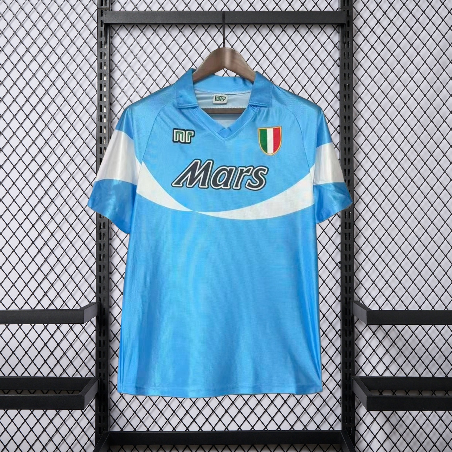Retro Napoli 1990-91 Home 2 Sky Blue And White Jersey - UnitedFutballJersey