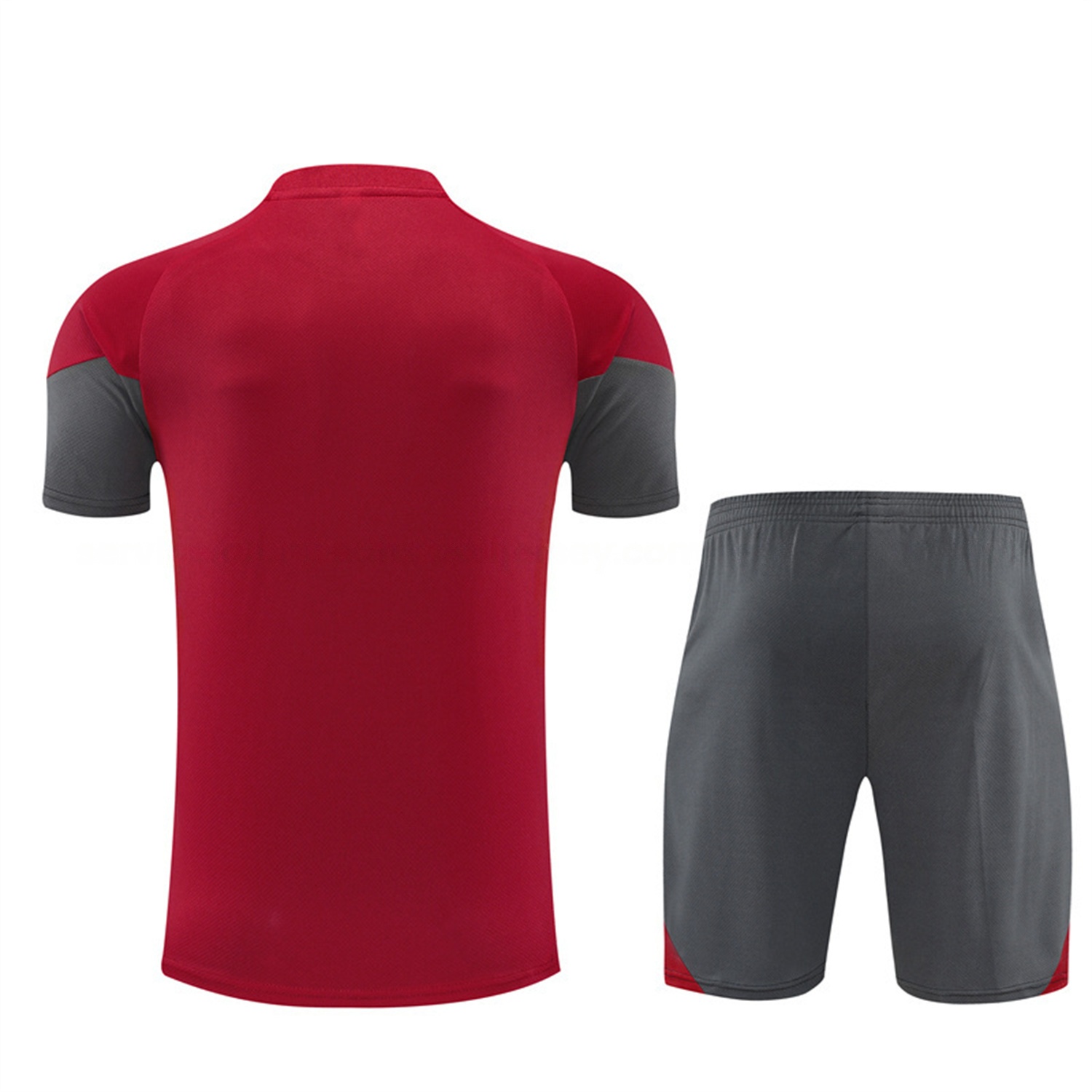 Arsenal 25-26 Short-Sleeve Training Set- Red Top & Green Shorts - UnitedFutballJersey