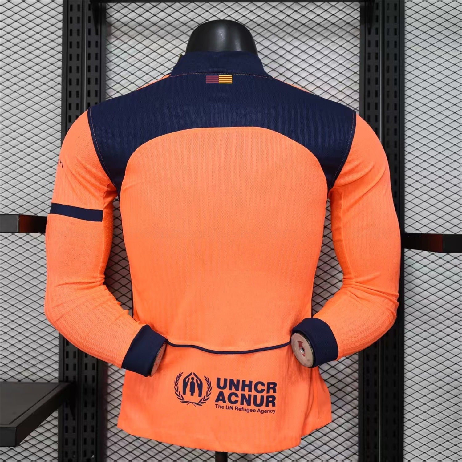 Barcelona 25-26 Third Orange Long Sleeves Jersey - Player Version - UnitedFutballJersey