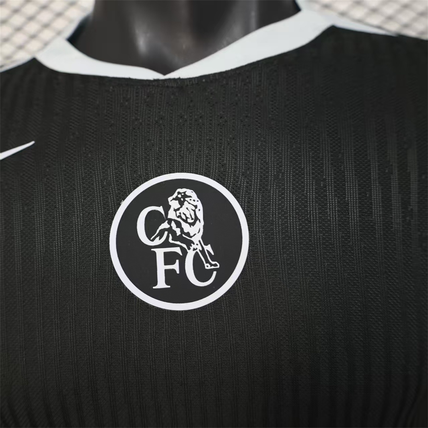 C.H.E.L.S.E.A 25-26 Third Long Unsponsored Black Jersey - Player Version - UnitedFutballJersey
