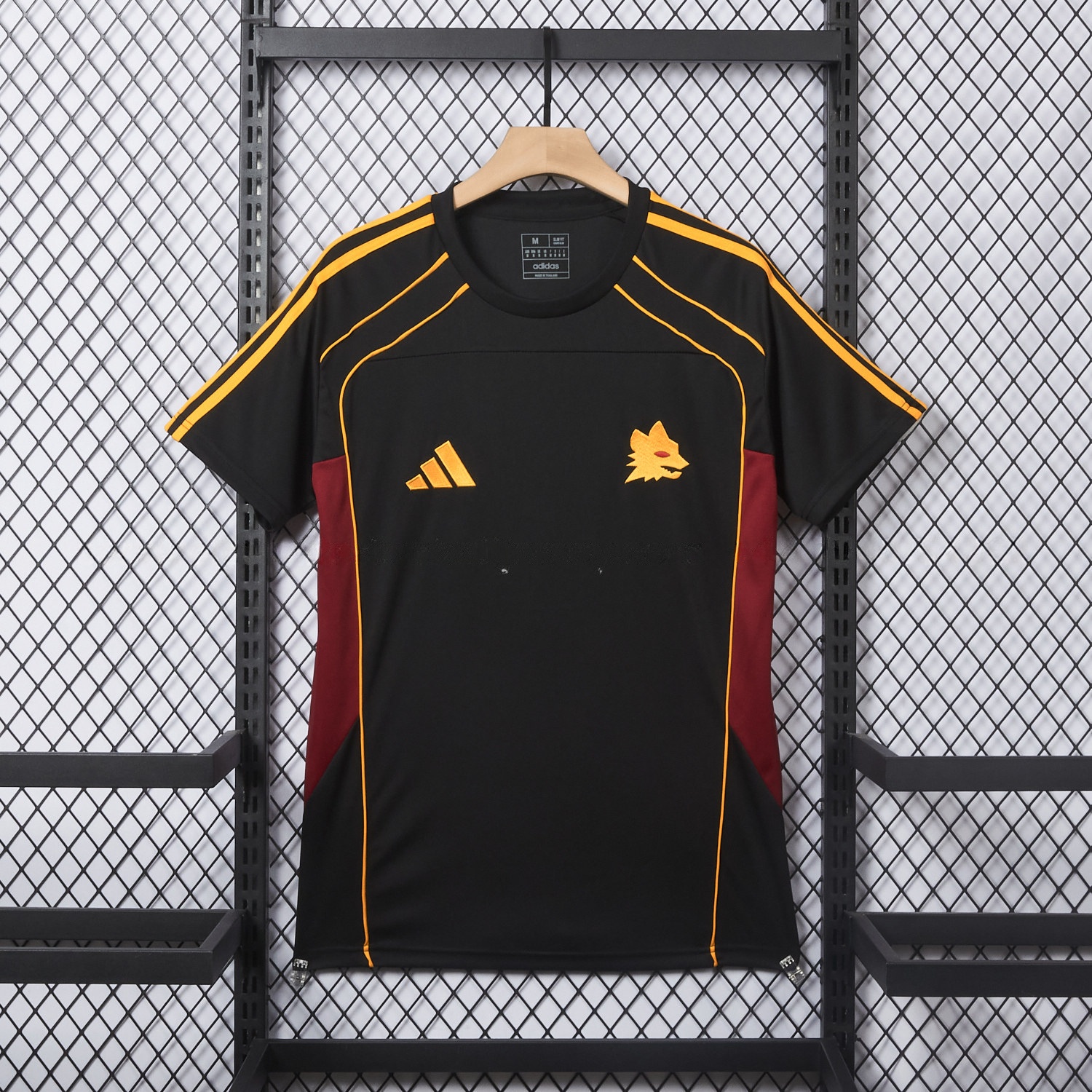 AS Roma 25-26 Travel Special Black Jersey - Fans Version - UnitedFutballJersey