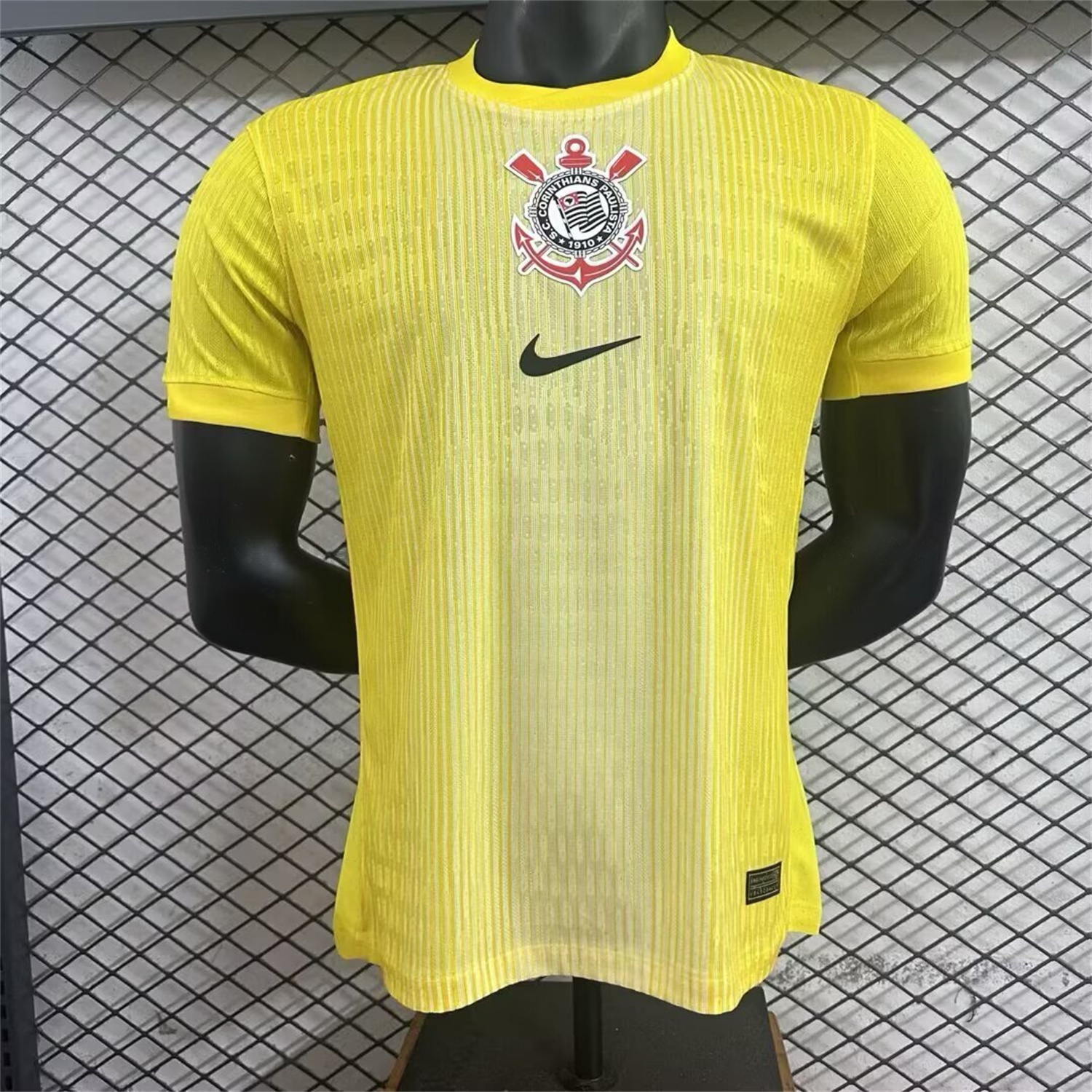 Corinthians 25-26 Goalkeeper Yellow Jersey - Player Version - UnitedFutballJersey