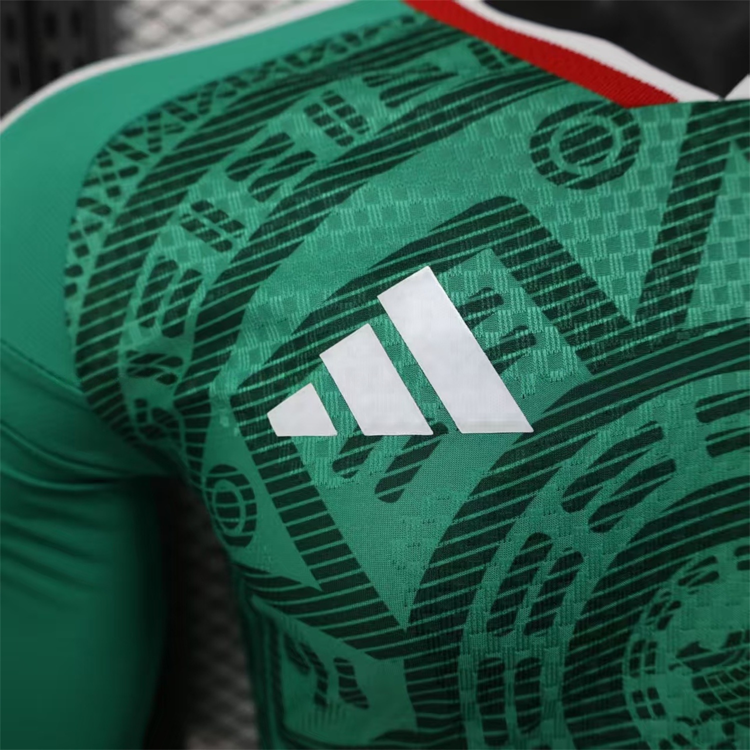 Mexico 25-26 Home Long Sleeves Jersey (Leaked Version) - Player Version - UnitedFutballJersey