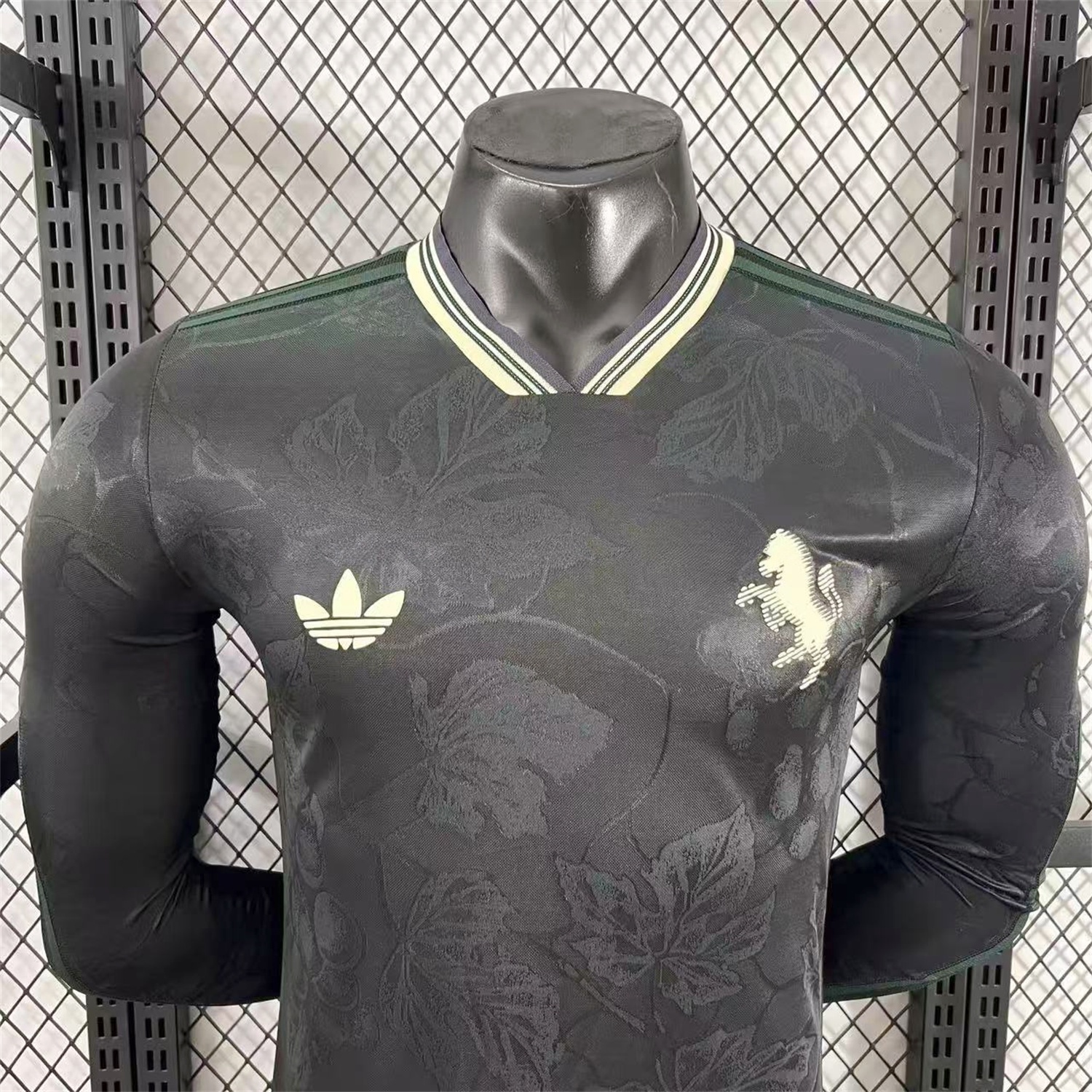 Juventus 25-26 Third Black Unsponsored Long Sleeves Jersey - Player Version - UnitedFutballJersey