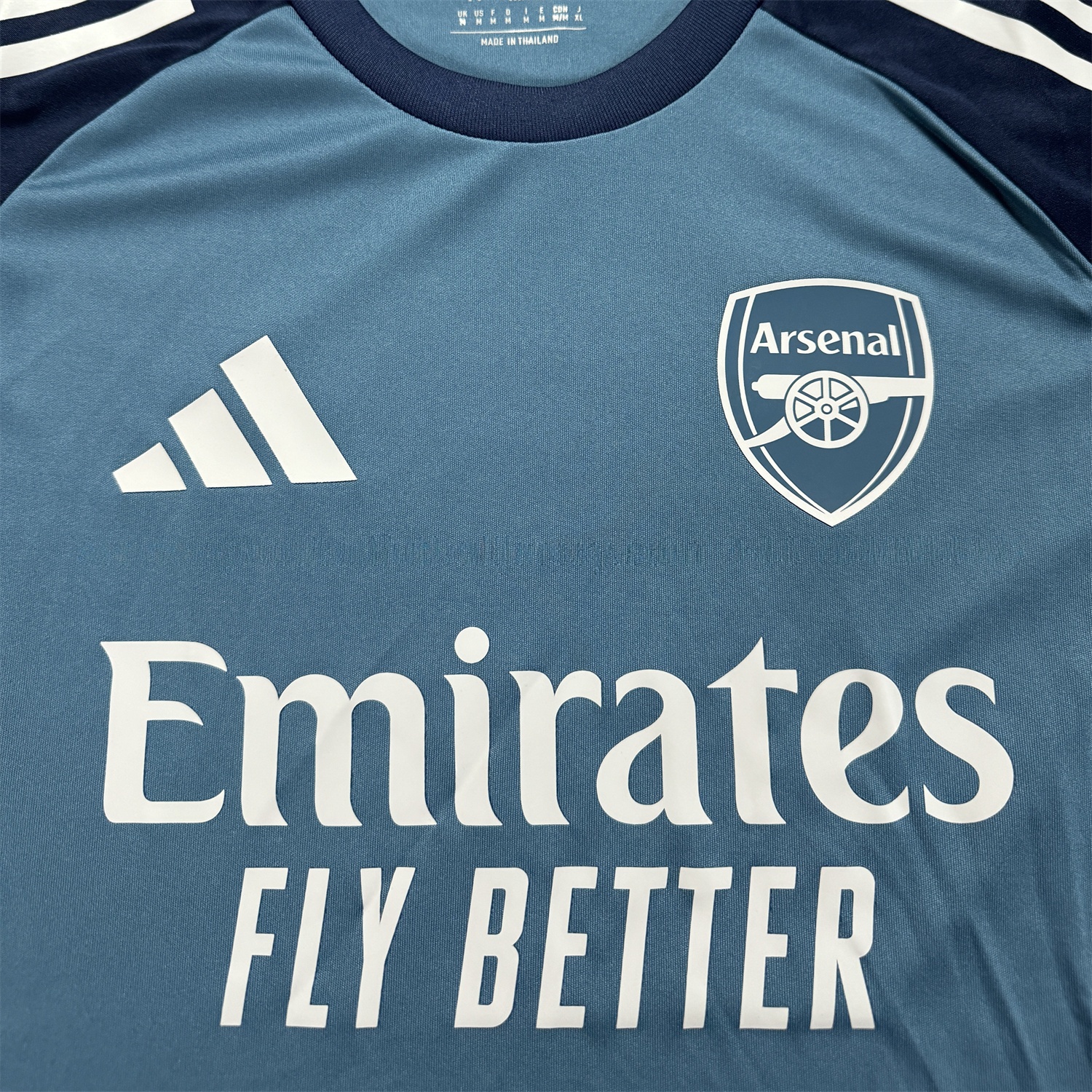 Arsenal 25-26 Blue Grey Training Jersey - Fans Version - UnitedFutballJersey