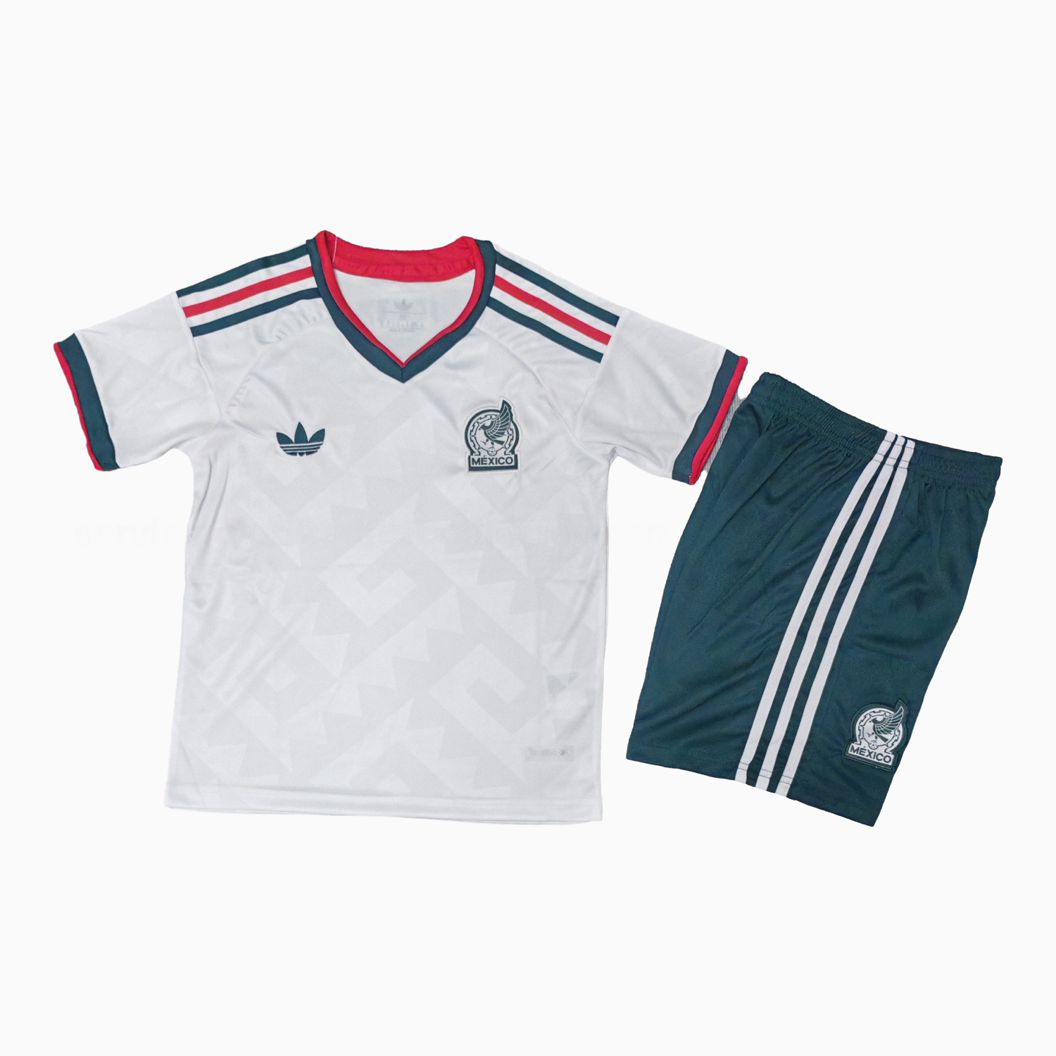 Mexico 25-26 Away (Informal-release Version) Kids Kit - UnitedFutballJersey