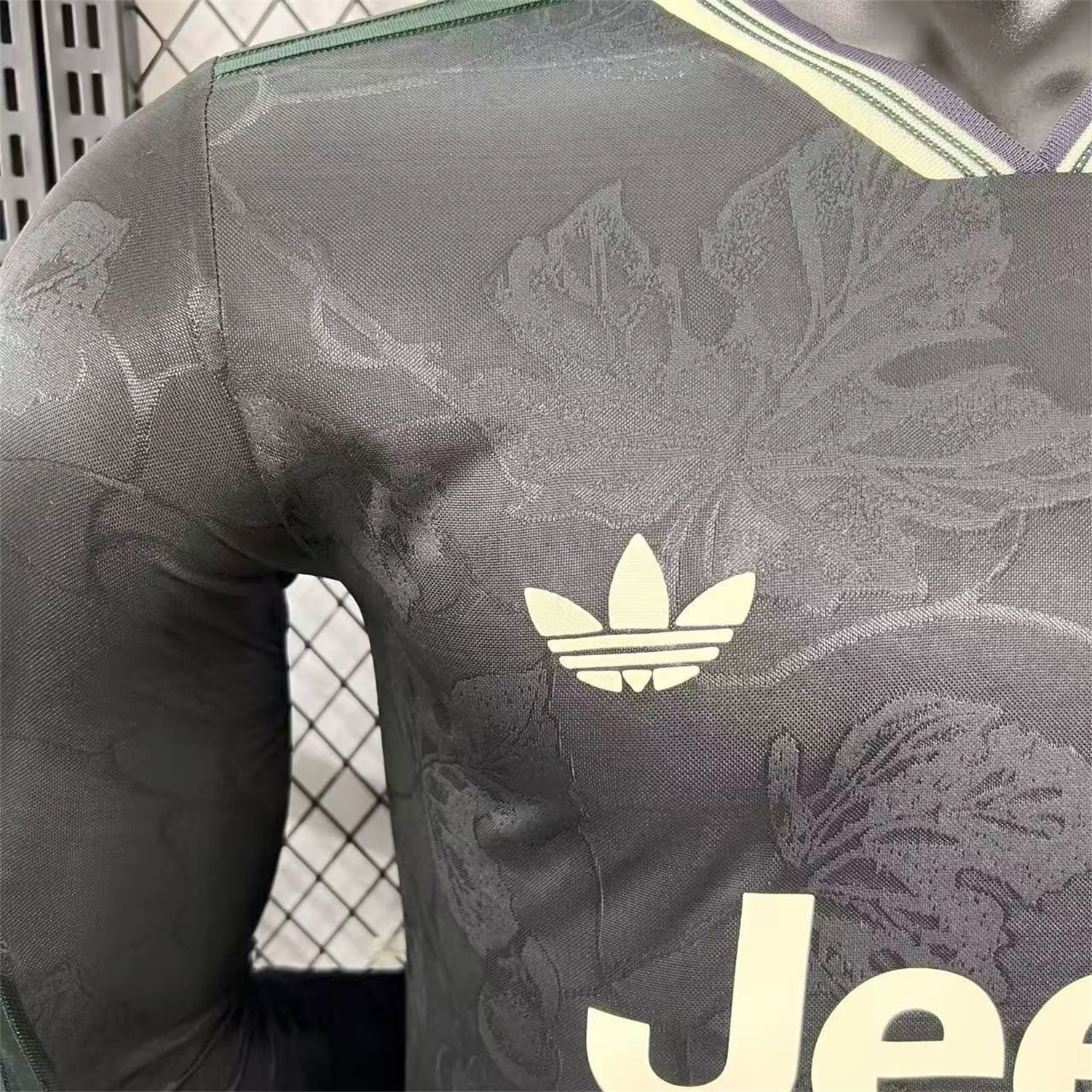 Juventus 25-26 Third Black Long Sleeves Jersey - Player Version - UnitedFutballJersey