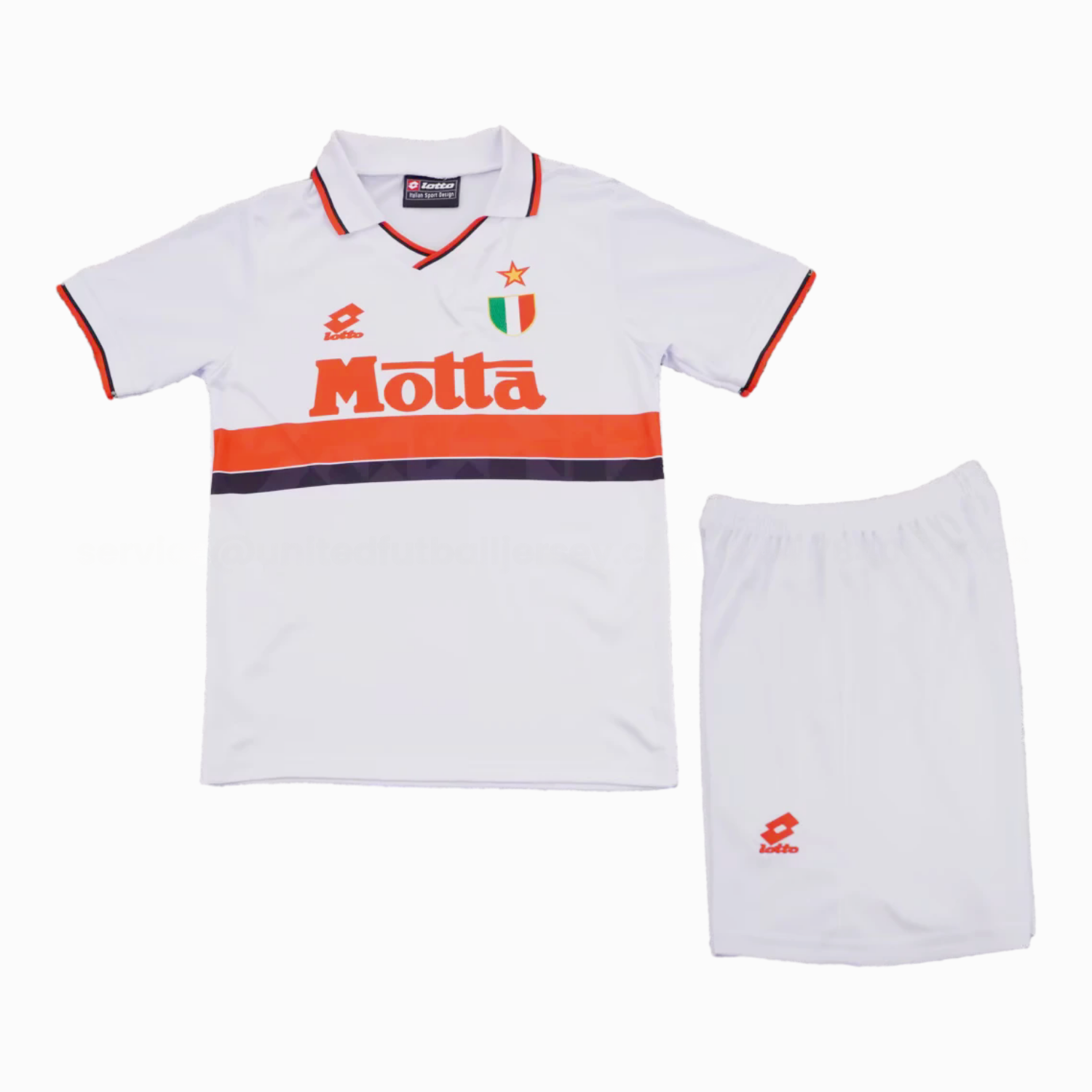 Retro AC Milan 1993-94 Away Kids Kit - UnitedFutballJersey