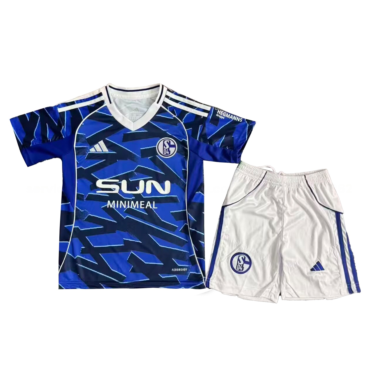 Schalke 04 25-26 Home Kids Kit - UnitedFutballJersey