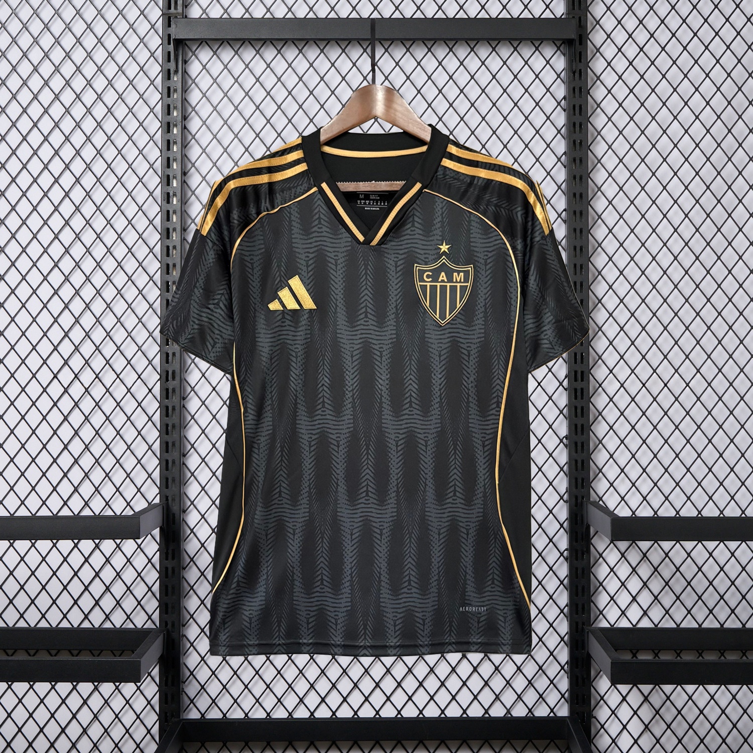 Atletico Mineiro 25-26 Third Black And Gold Jersey - Fans Version - UnitedFutballJersey