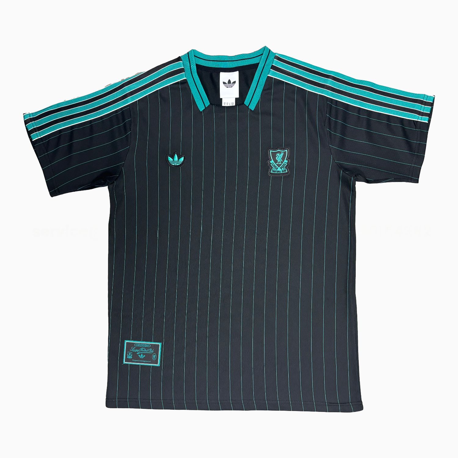 Liver.pool 25-26 Icon Range Travel Special Edition Black Jersey - Fans Version - UnitedFutballJersey