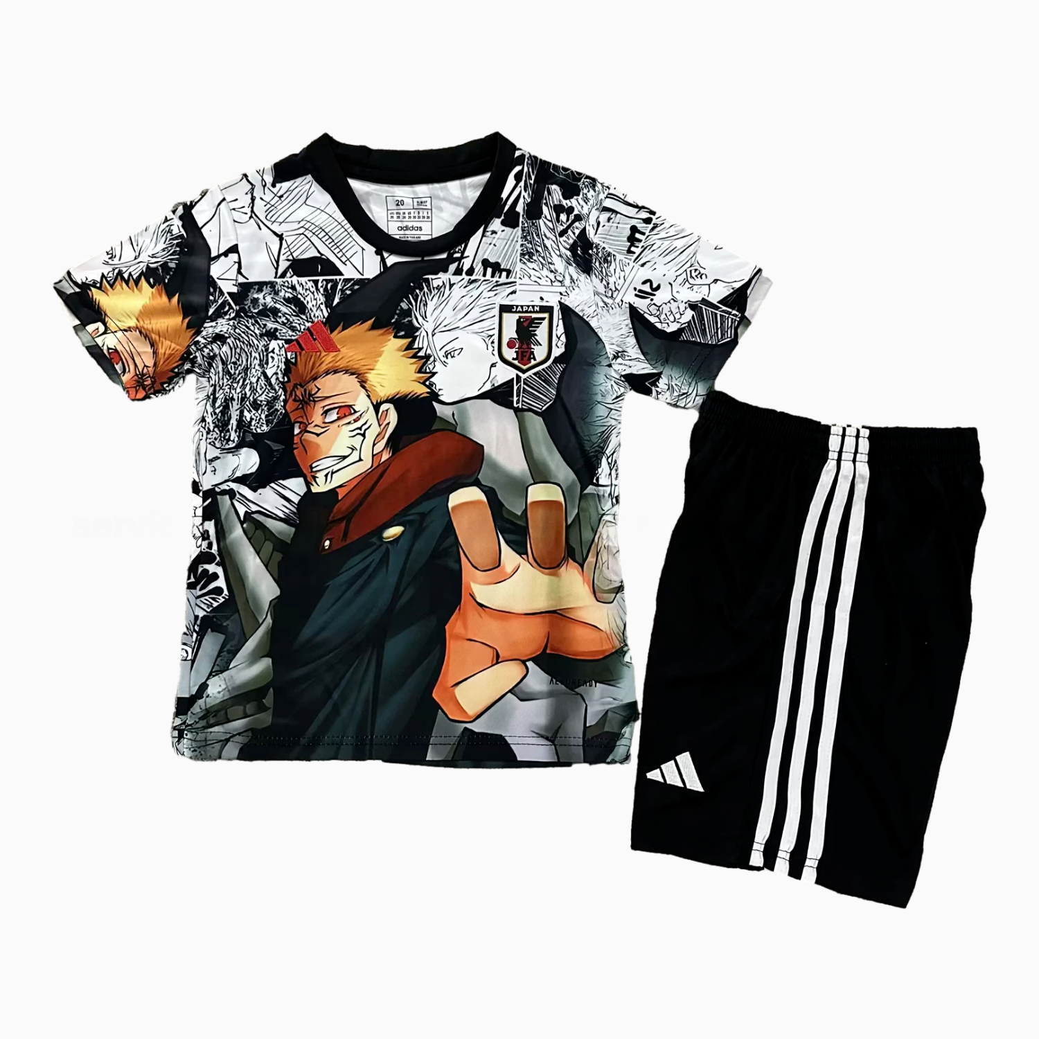 Japan 2024 Jujutsu Kaisen Itadori Yuji Special Edition Kids Kit - UnitedFutballJersey