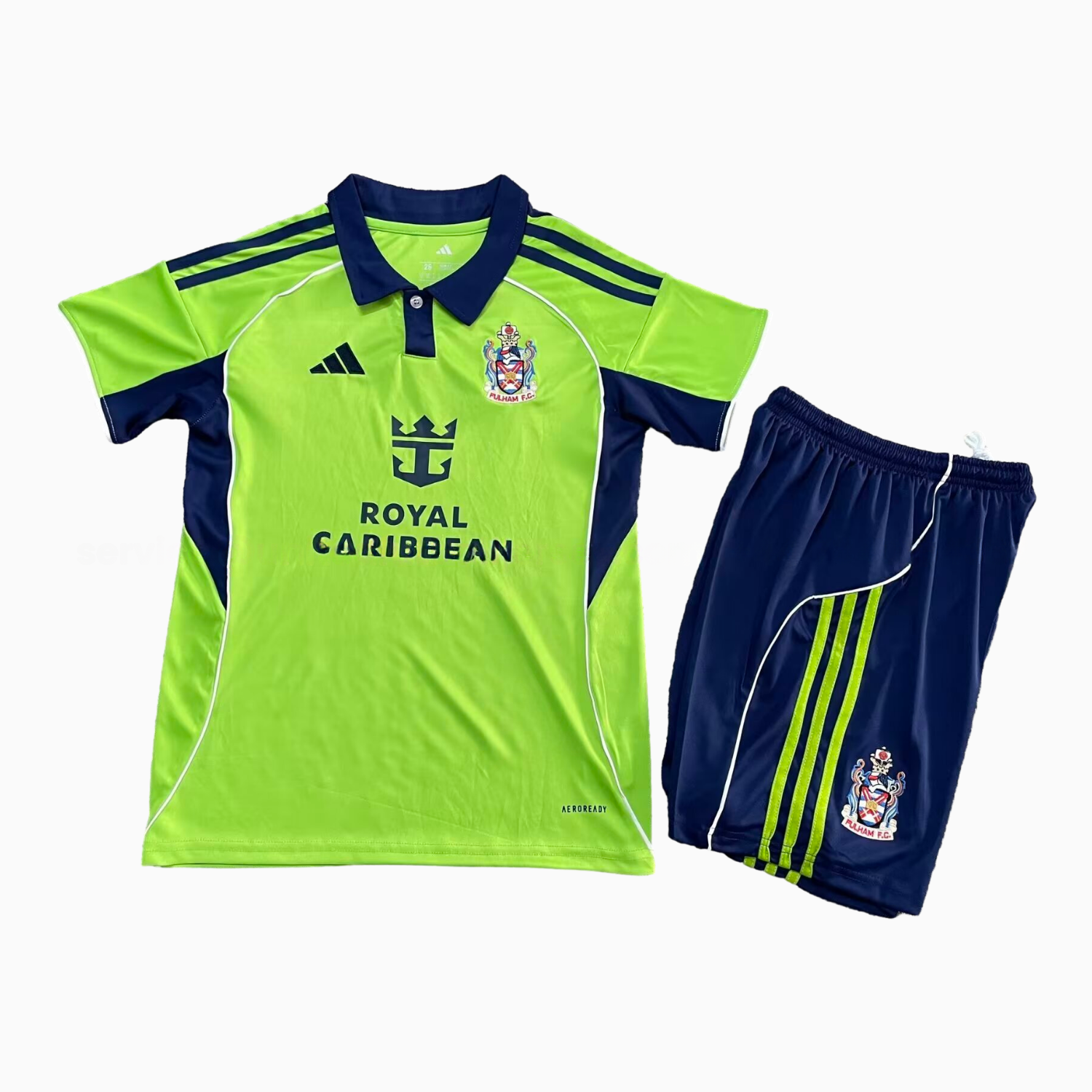 Fulham 25-26 Away Green Kids Kit - UnitedFutballJersey