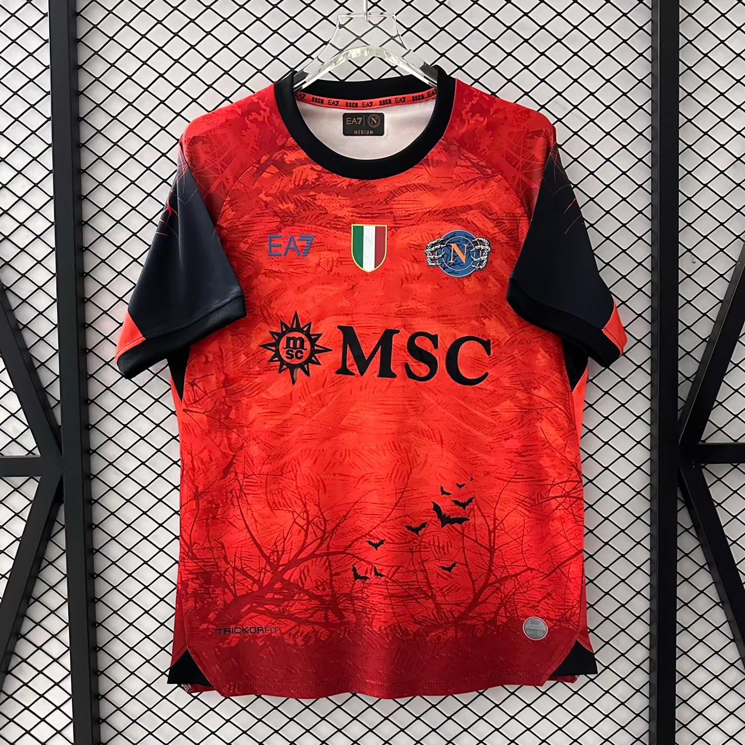 Napoli 25-26 Halloween Orange Goalkeeper Jersey - Fans Version - UnitedFutballJersey