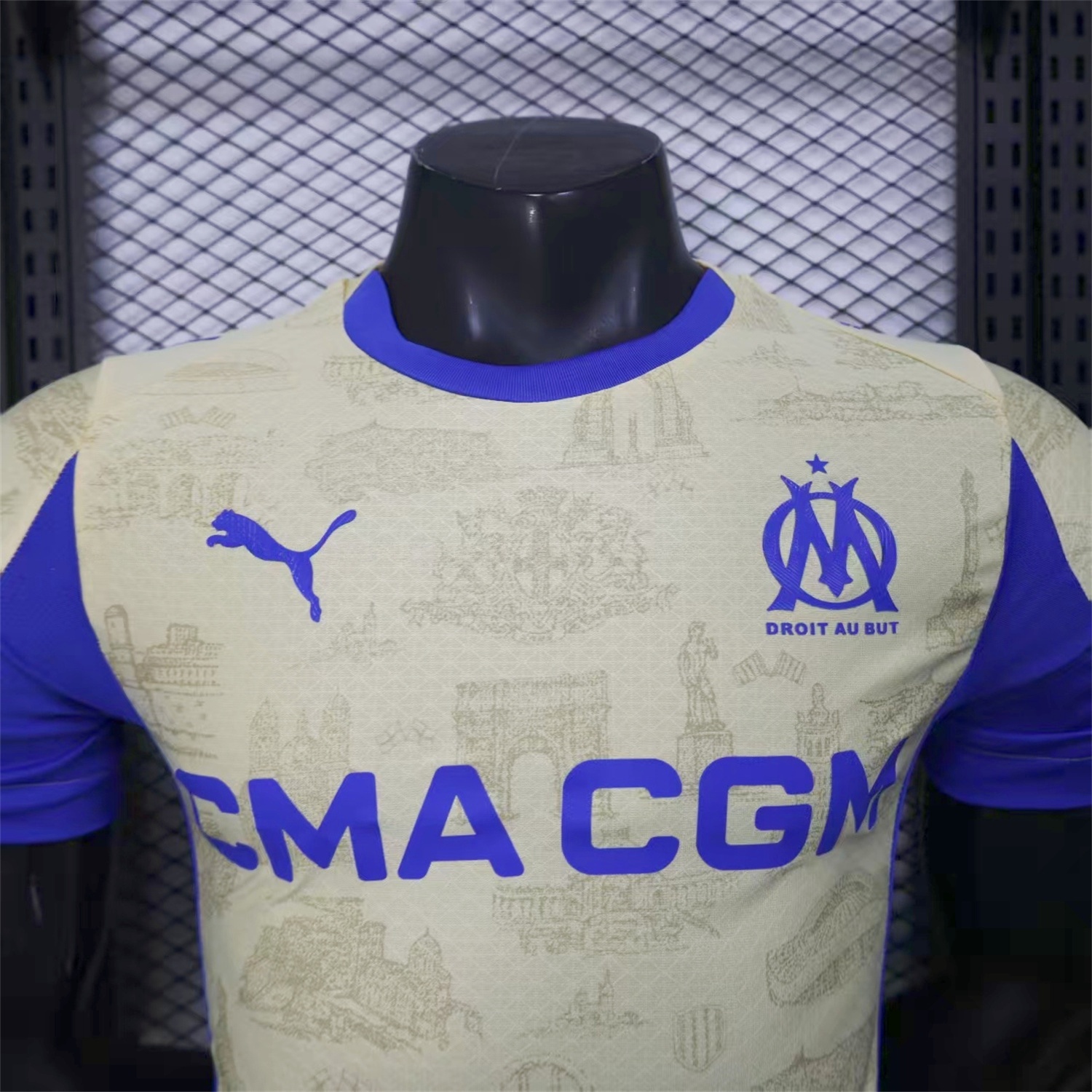 Marseille 25-26 Fourth Jersey -Player Version - UnitedFutballJersey