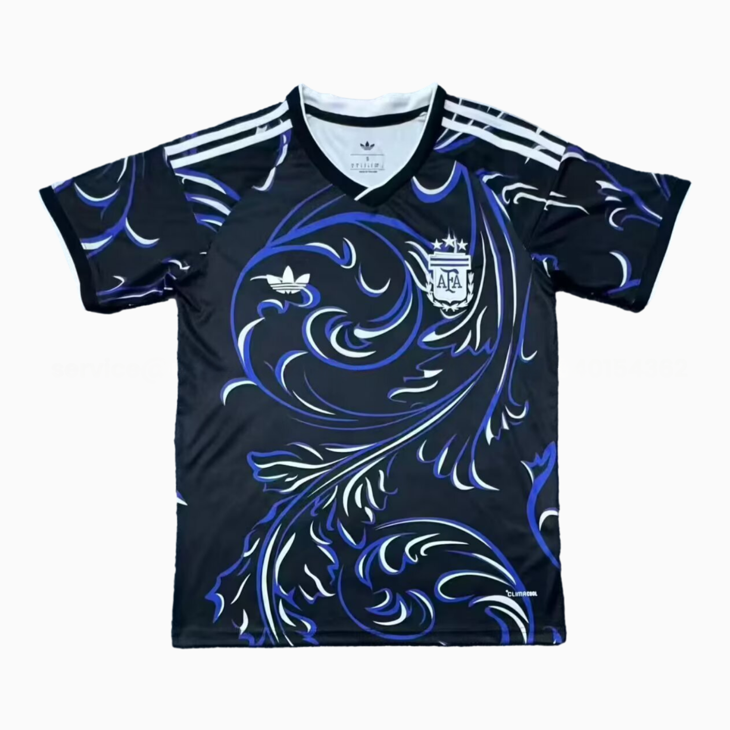 Argentina 25-26 Purple Lines Design Black Special Jersey - Fans Version - UnitedFutballJersey
