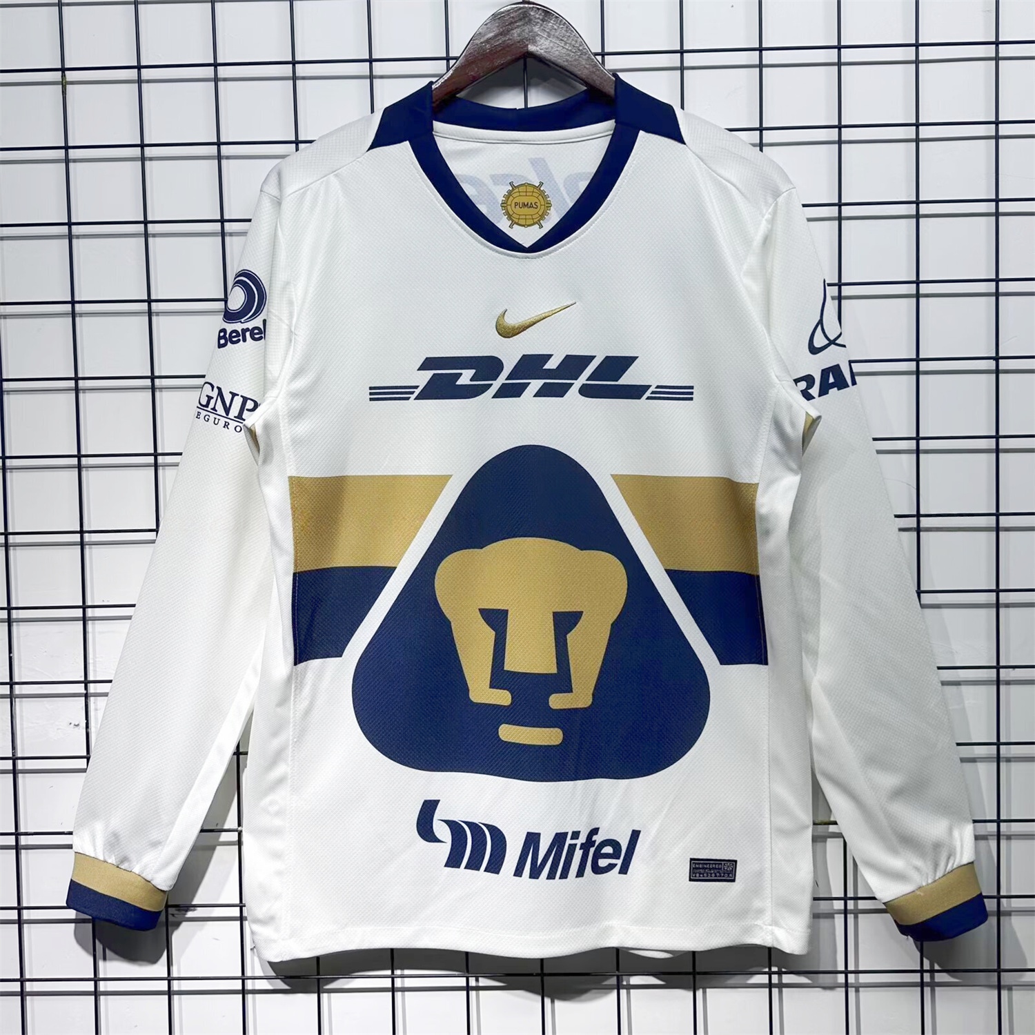 Pumas UNAM 25-26 Home Long Sleeves Jersey - Fans Version - UnitedFutballJersey