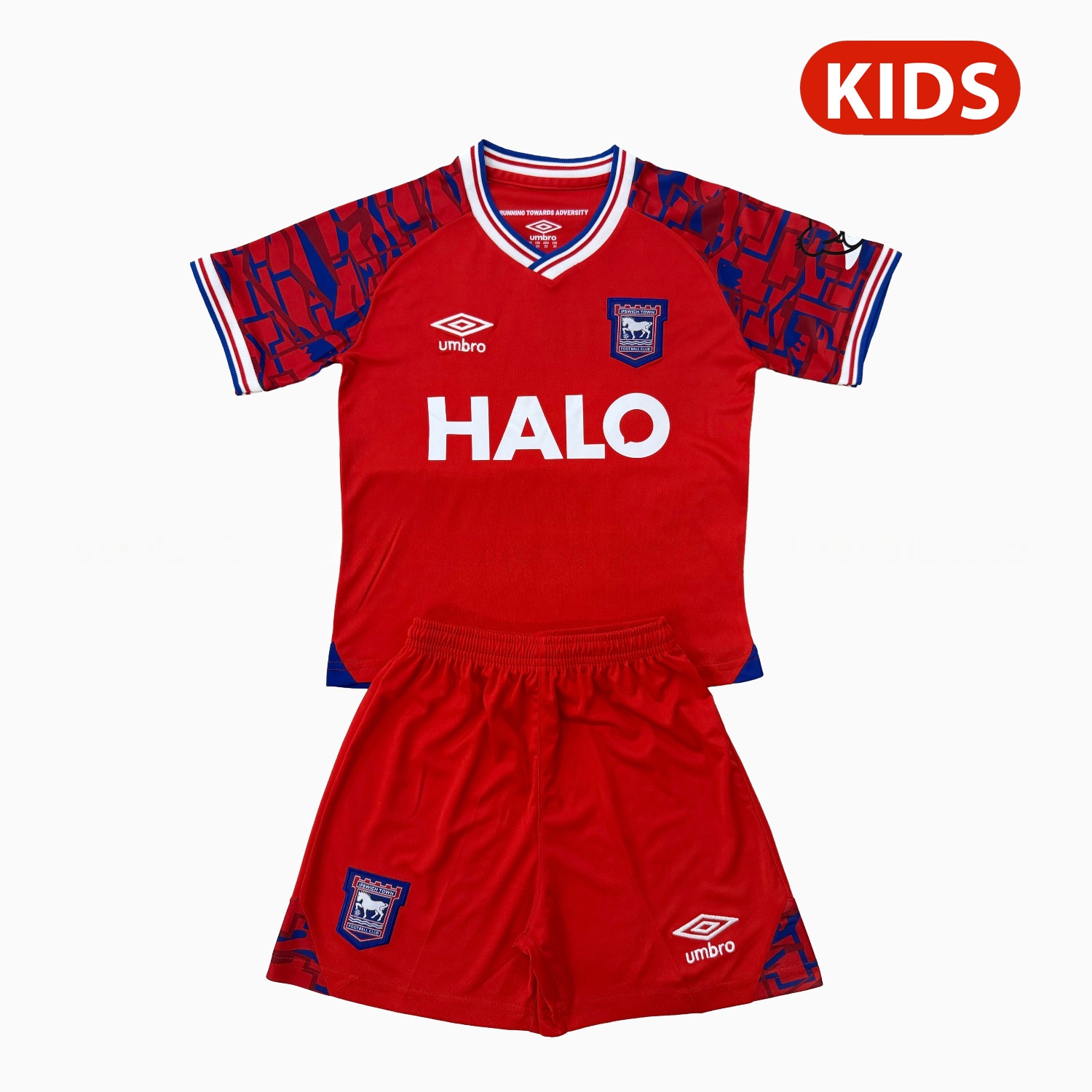 Ipswich Town 25-26 Away Kids Kit - UnitedFutballJersey