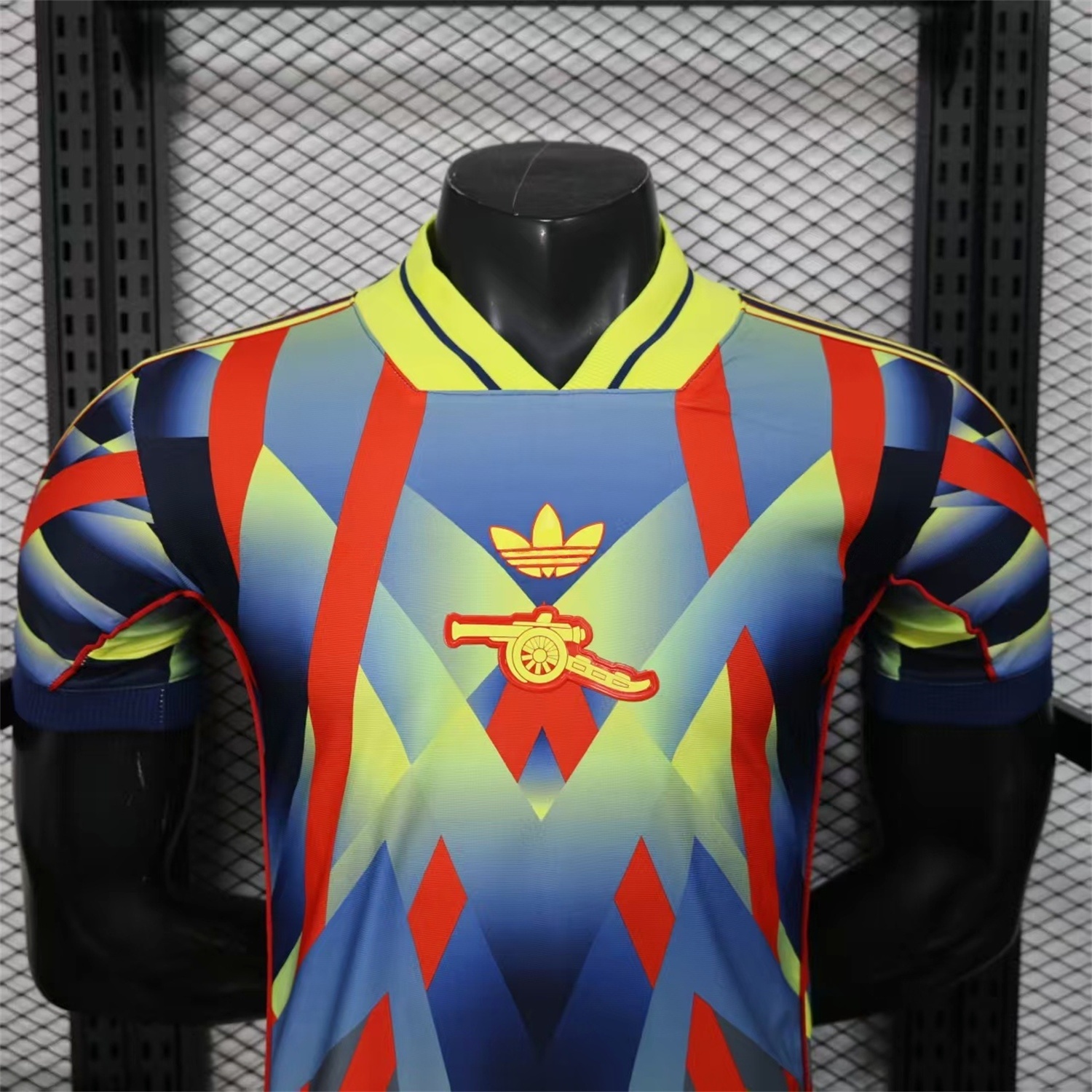 Arsenal 25-26 Red Yellow Blue LFSTLR Jersey - Player Version - UnitedFutballJersey