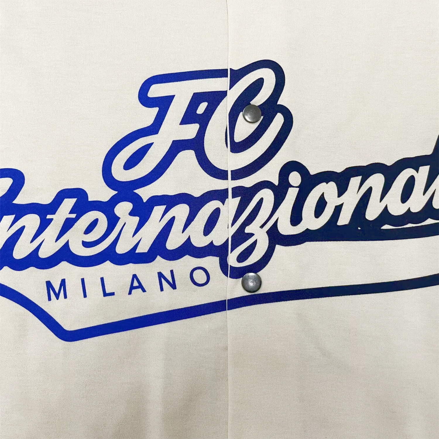 Inter Milan 25-26 White Baseball Jersey - UnitedFutballJersey