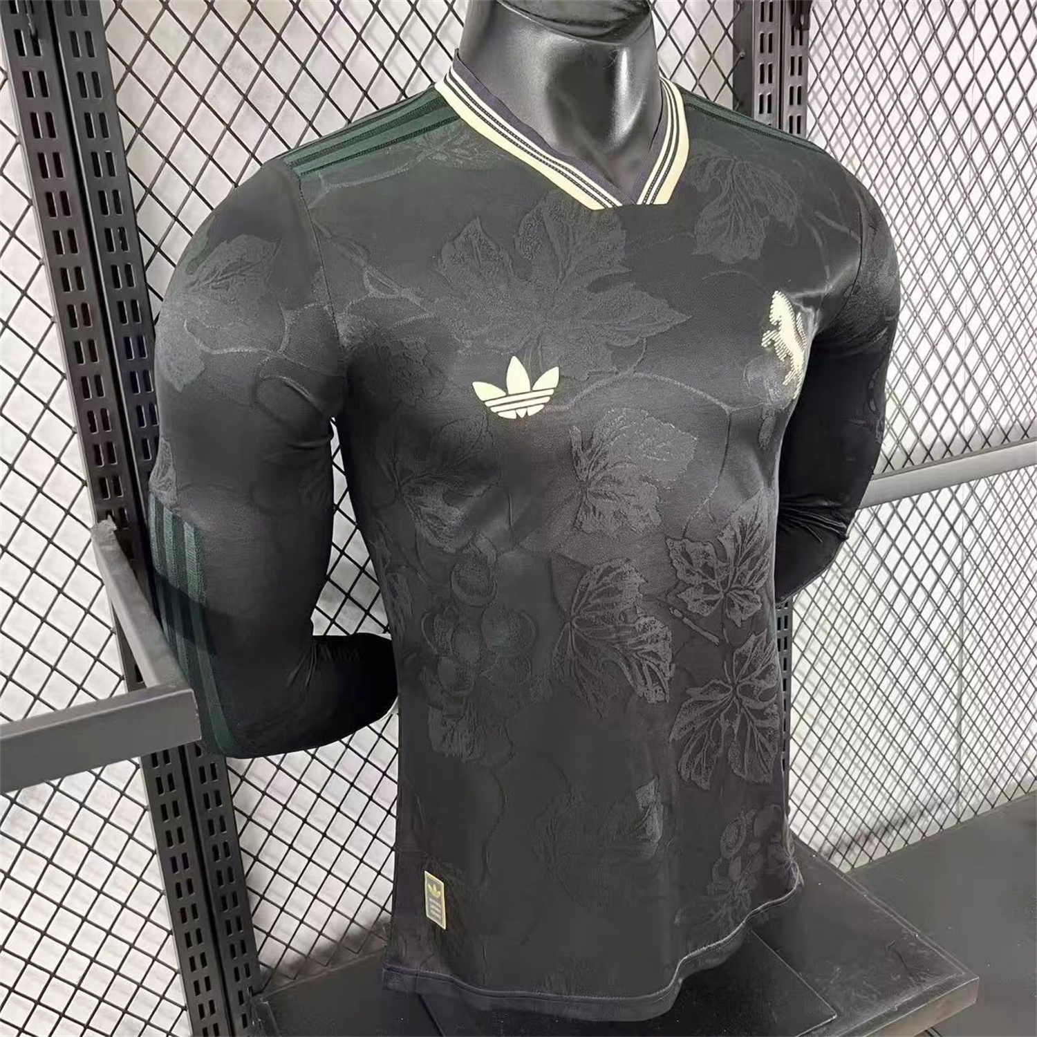 Juventus 25-26 Third Black Unsponsored Long Sleeves Jersey - Player Version - UnitedFutballJersey