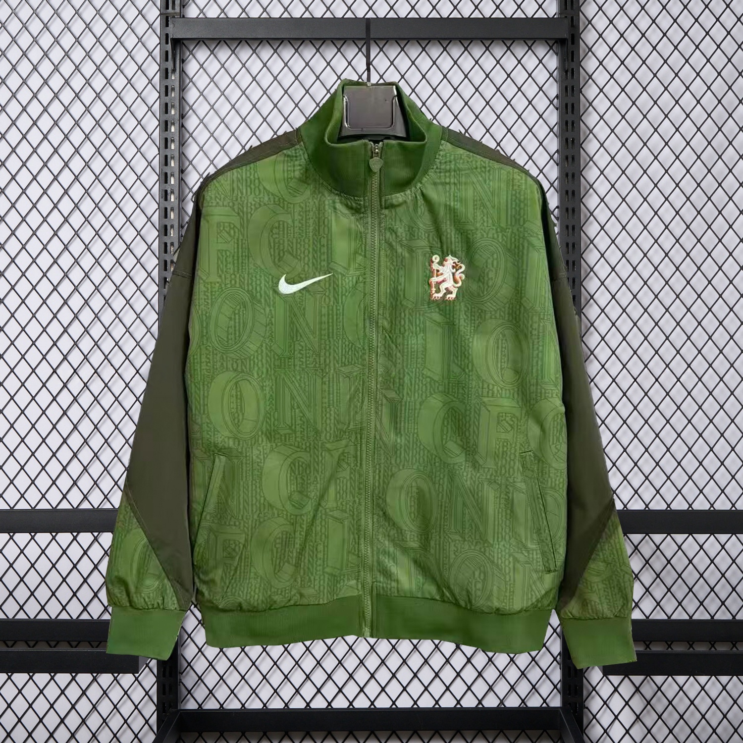 C.H.E.L.S.E.A 25-26 Windbreaker Jacket - Green - UnitedFutballJersey