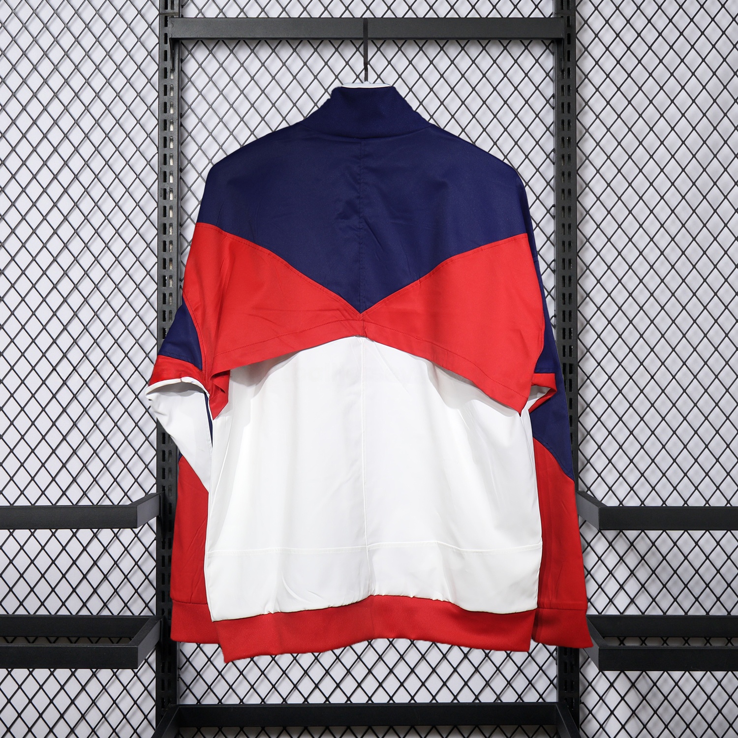 Paris Saint-Germain PSG 25-26 Throwback Windbreaker Jacket - White - UnitedFutballJersey