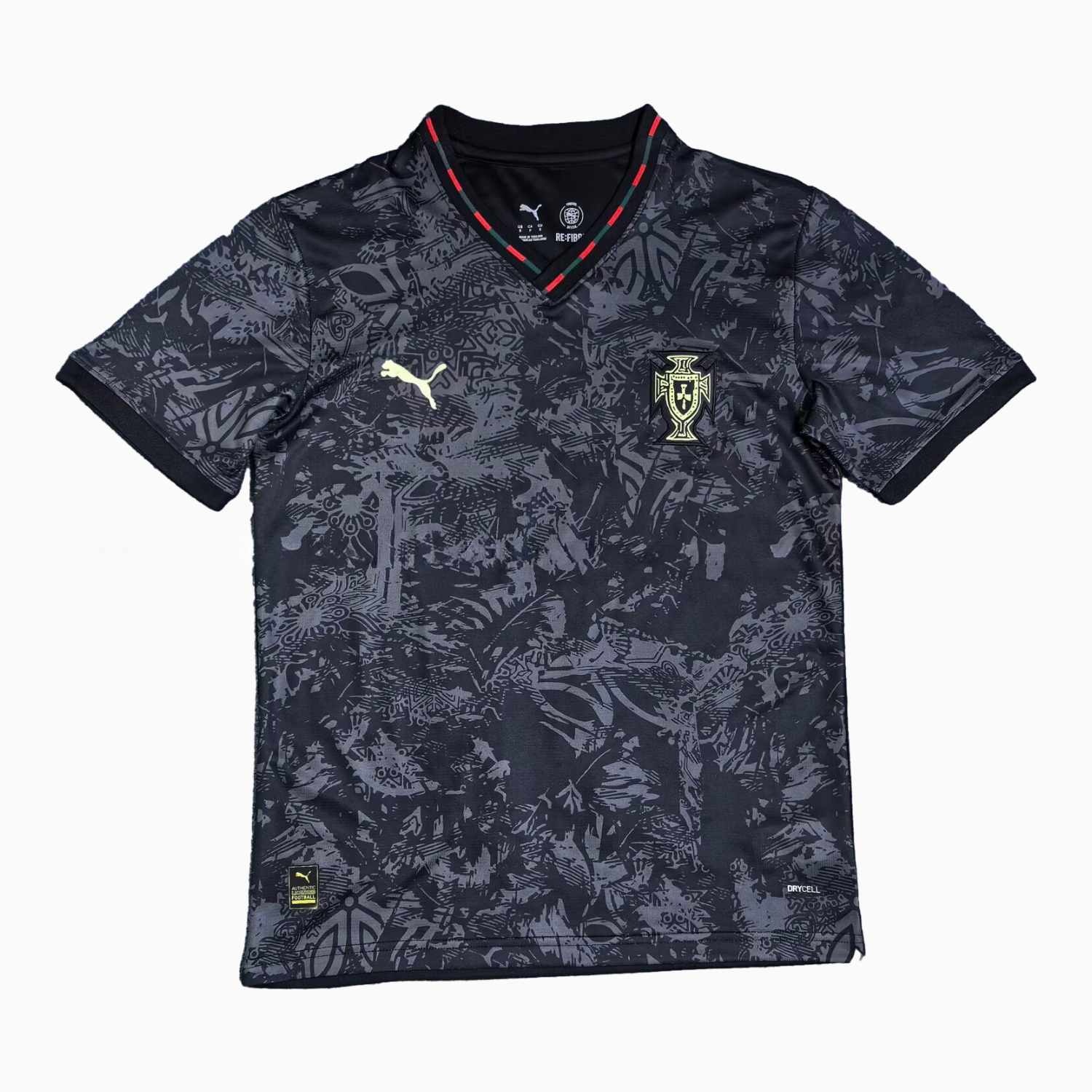 Portugal 2026 Grey And Black Special Jersey - Fans Version - UnitedFutballJersey