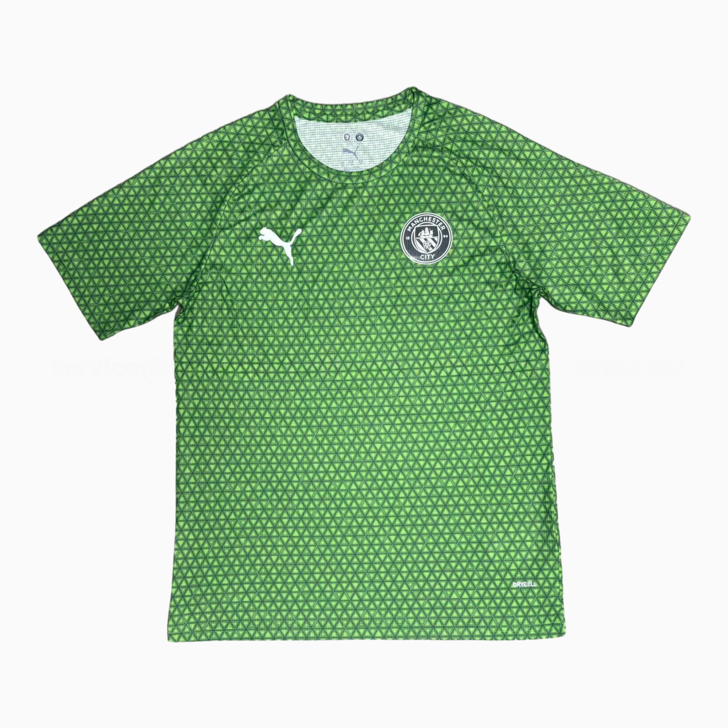 Manchester City 25-26 Green Pre-Match Training Jersey - Fans Version - UnitedFutballJersey