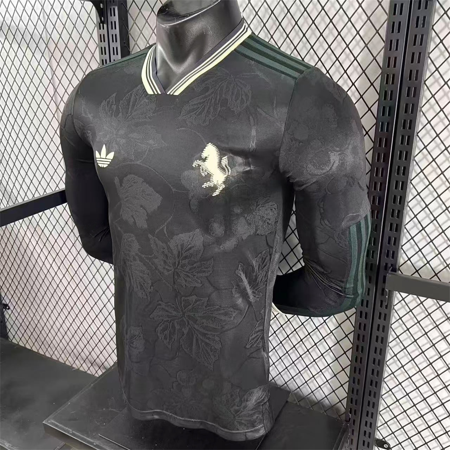Juventus 25-26 Third Black Unsponsored Long Sleeves Jersey - Player Version - UnitedFutballJersey