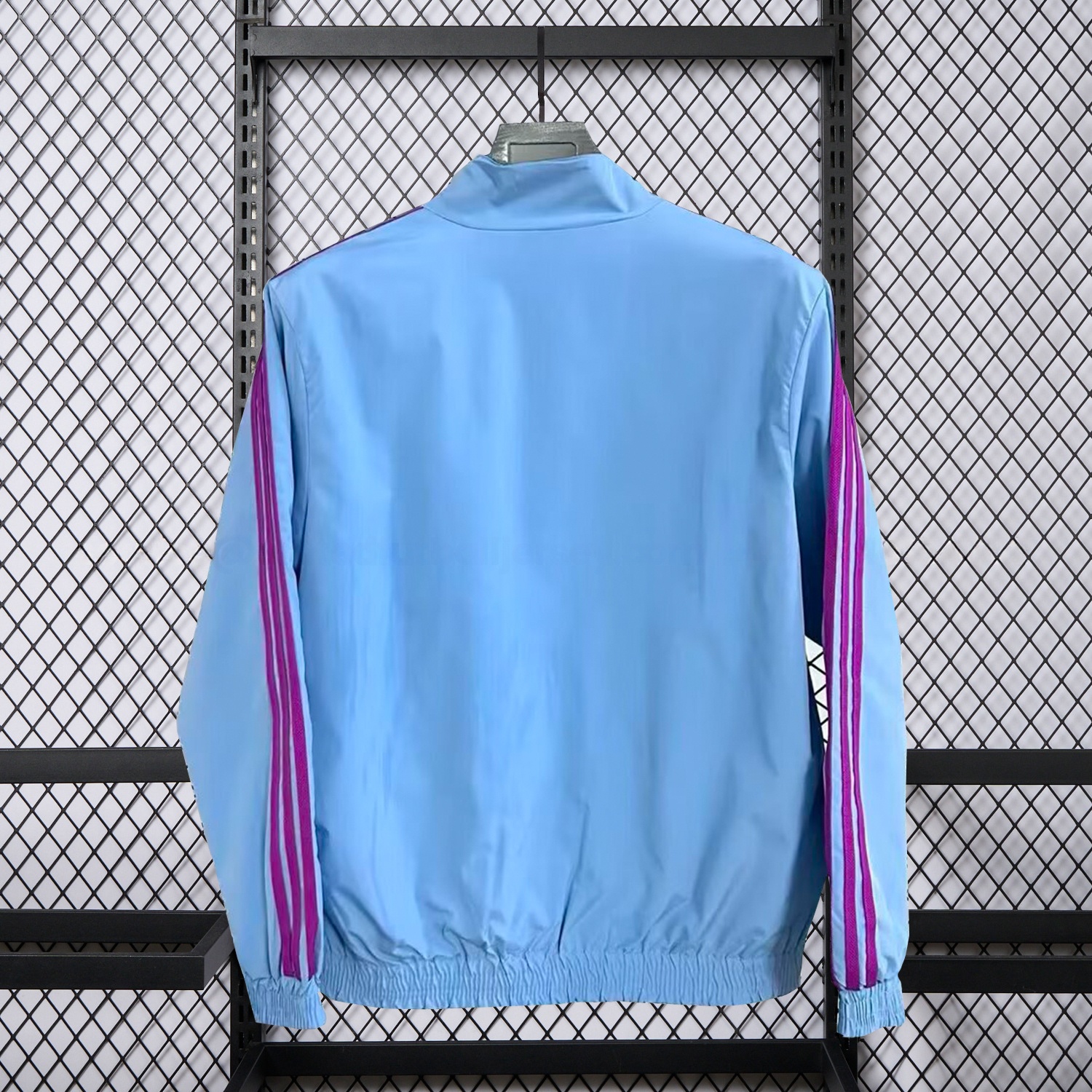 Arsenal 25-26 Double Sided Reversible Windbreaker - Deep Blue & Light Blue - UnitedFutballJersey