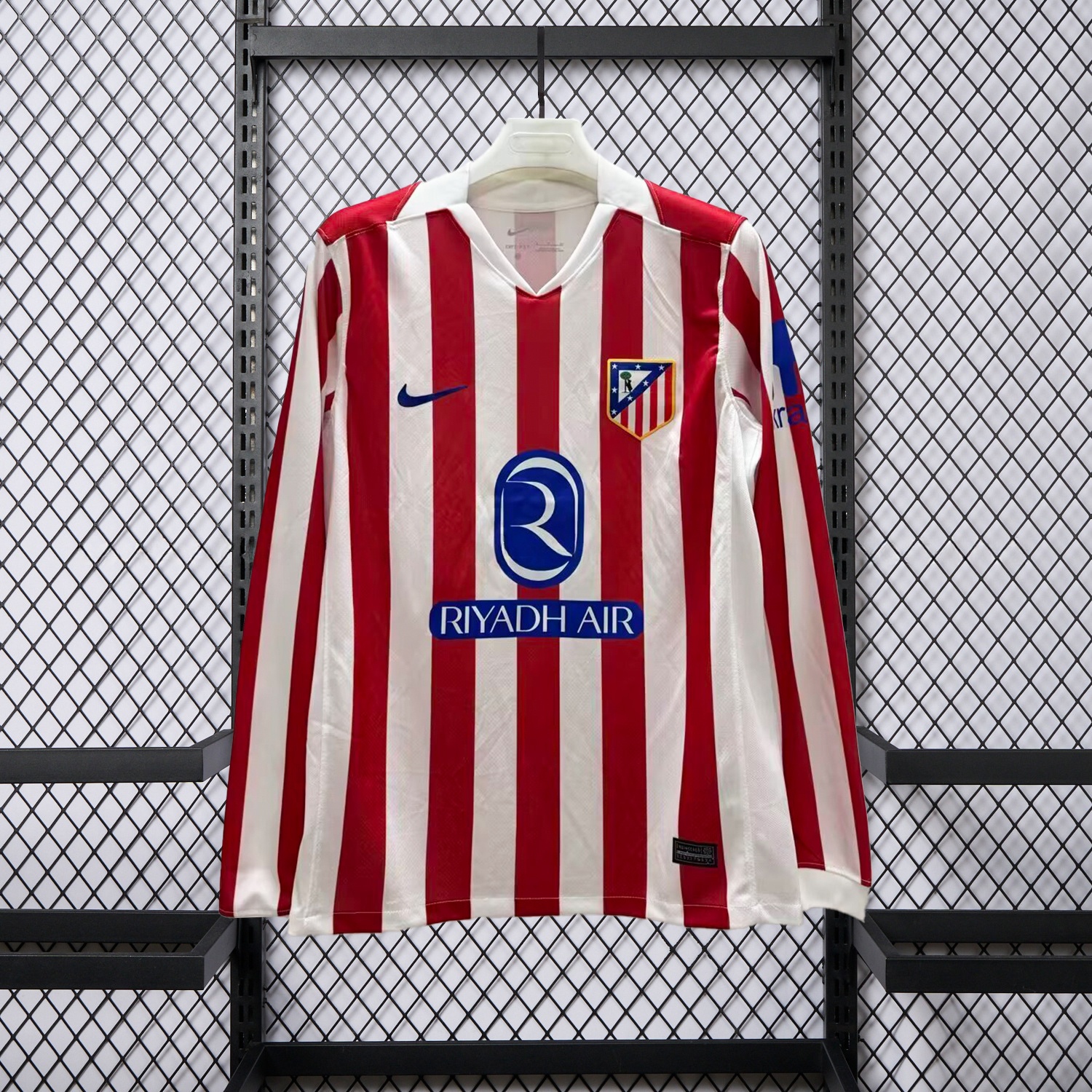 Atletico Madrid 25-26 Home Long Sleeves Jersey - Fans Version - UnitedFutballJersey
