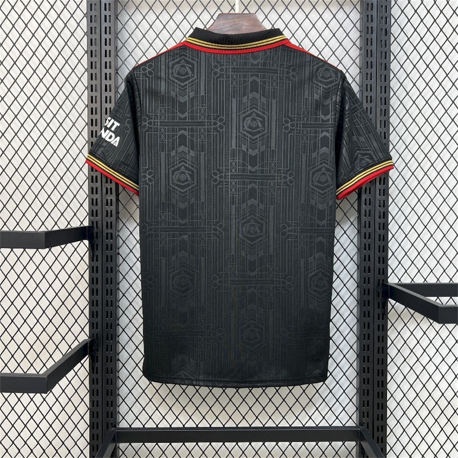 Arsenal 25-26 Black POLO Throwback Trefoil Jersey - Fans Version - UnitedFutballJersey