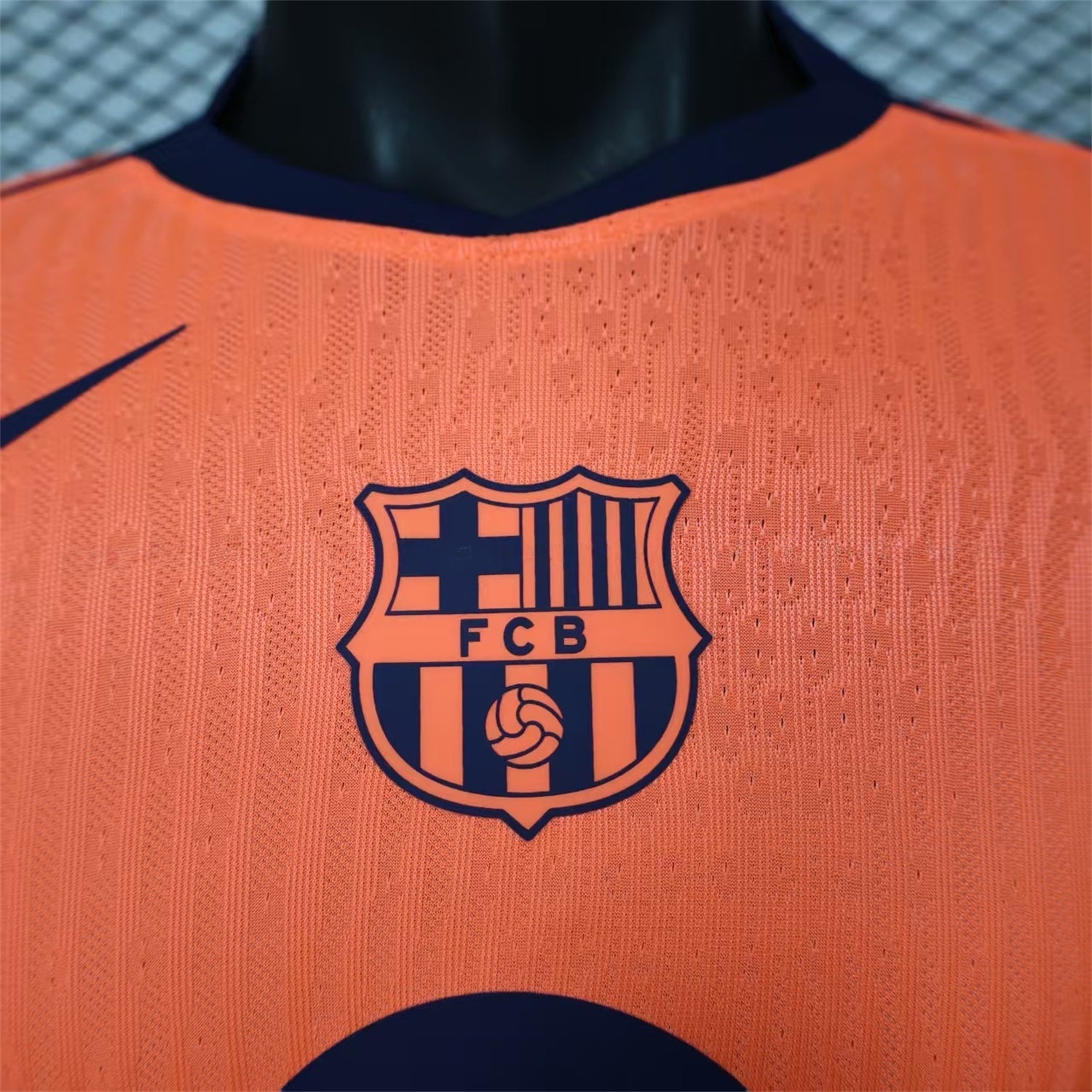Barcelona 25-26 Third Orange Long Sleeves Jersey - Player Version - UnitedFutballJersey