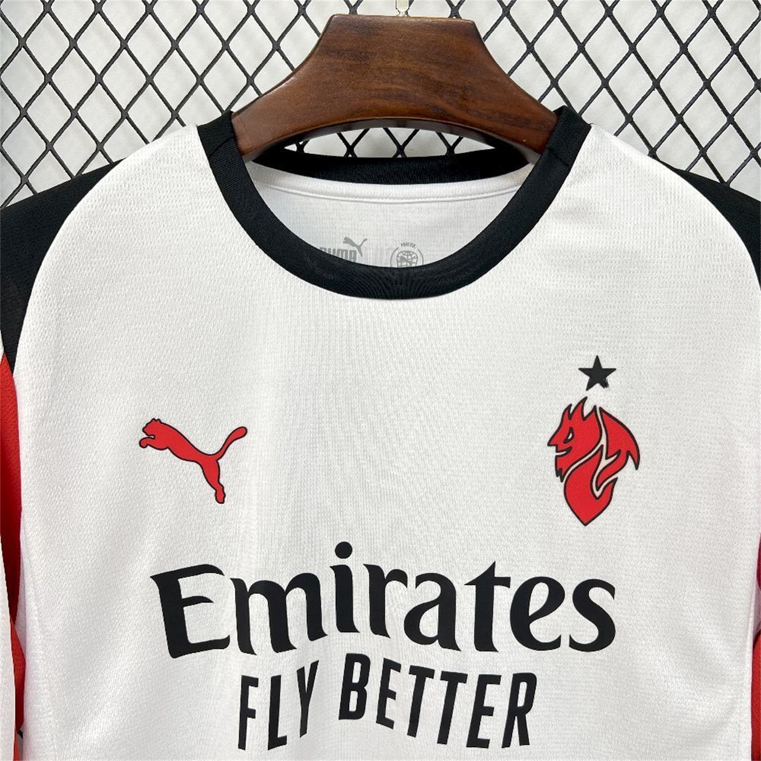 AC Milan 25-26 Away White Long Sleeves Jersey - Fans Version - UnitedFutballJersey
