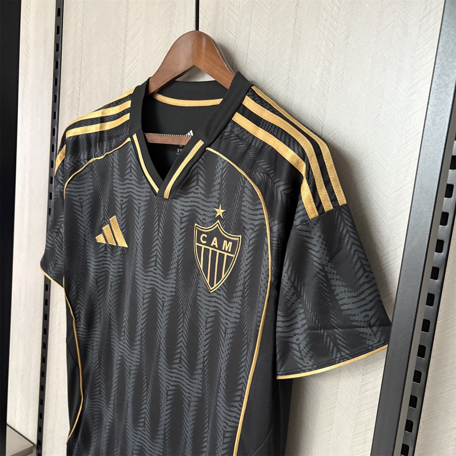 Atletico Mineiro 25-26 Third Black And Gold Jersey - Fans Version - UnitedFutballJersey
