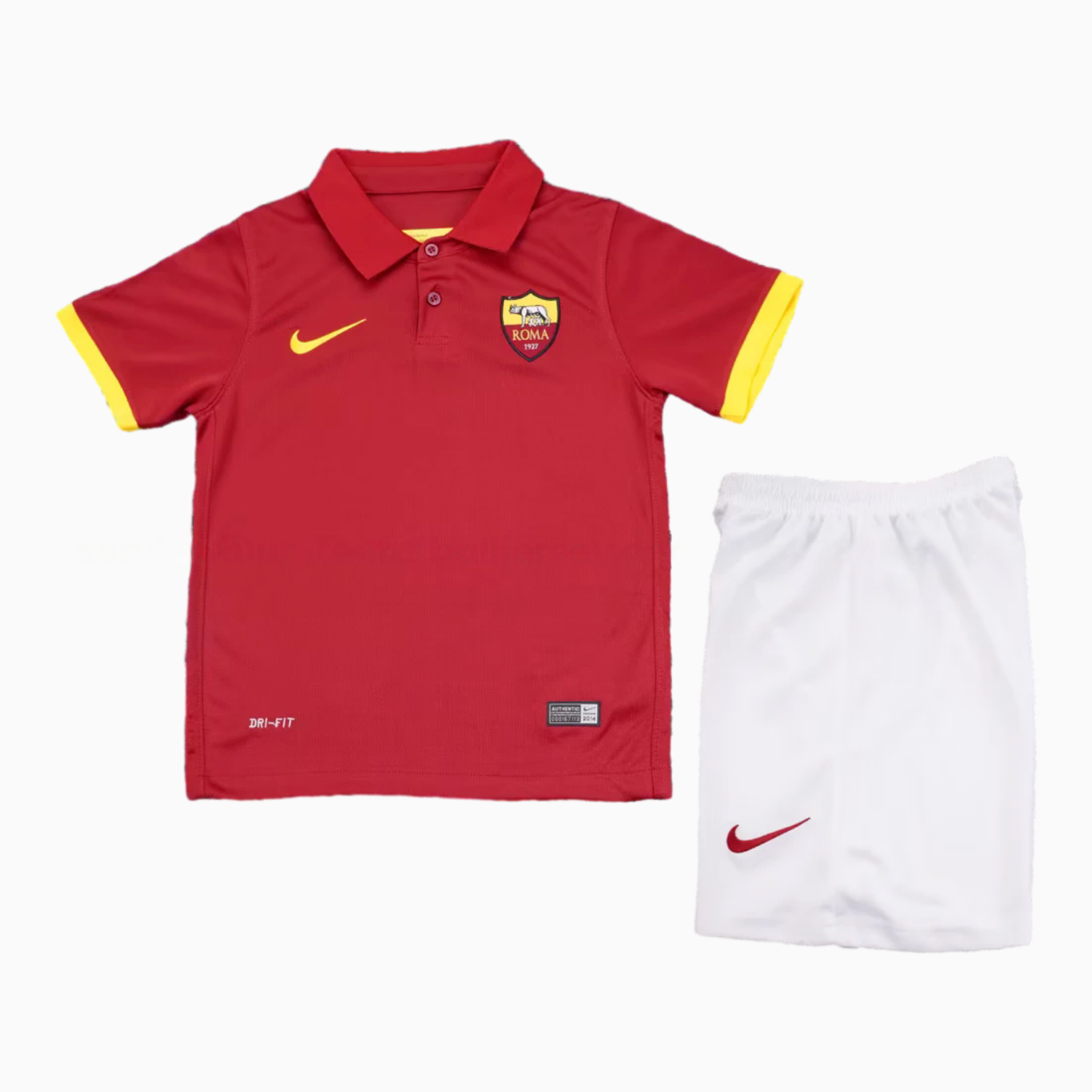 Retro Roma 2014-15 Home Kids Kit - UnitedFutballJersey