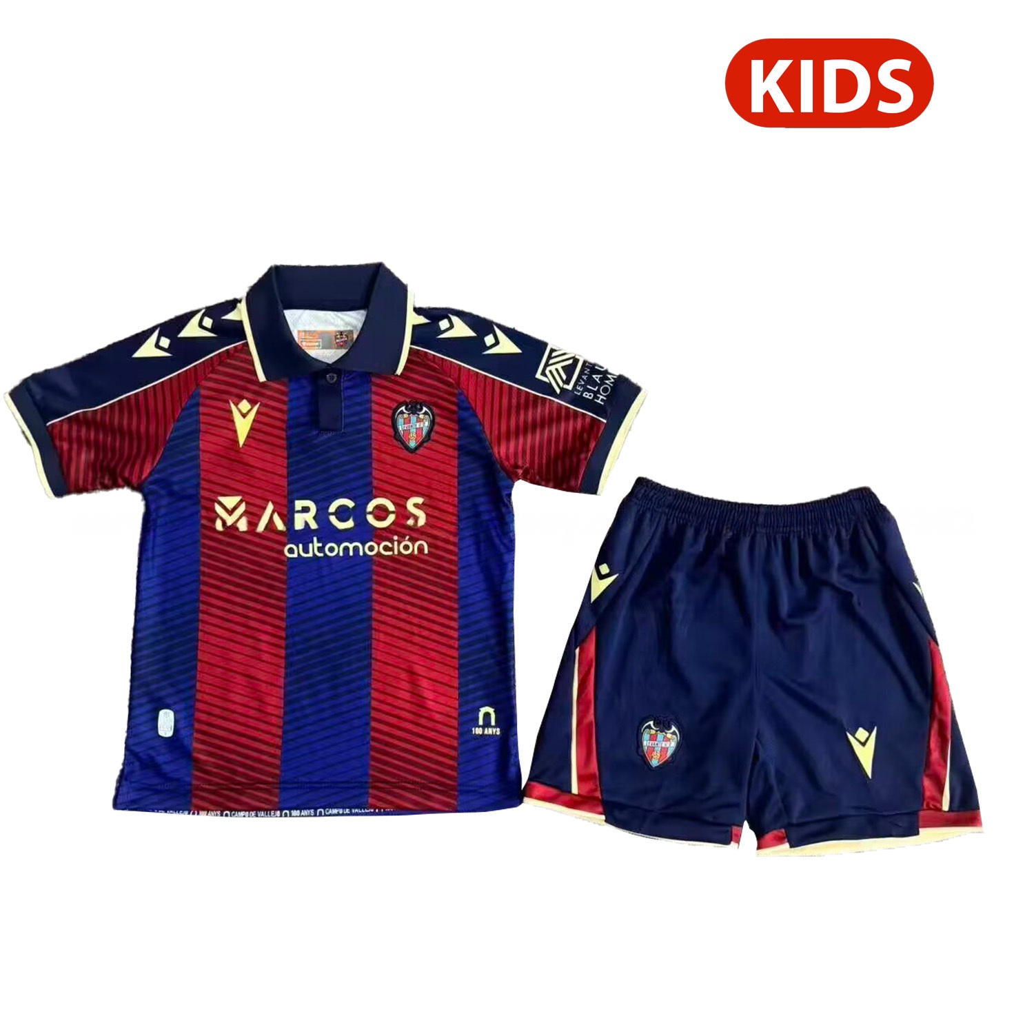 Levante UD 25-26 Home Kids Kit - UnitedFutballJersey