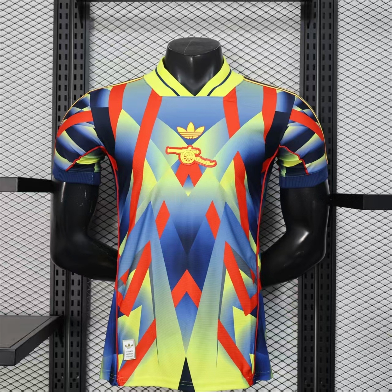 Arsenal 25-26 Red Yellow Blue LFSTLR Jersey - Player Version - UnitedFutballJersey