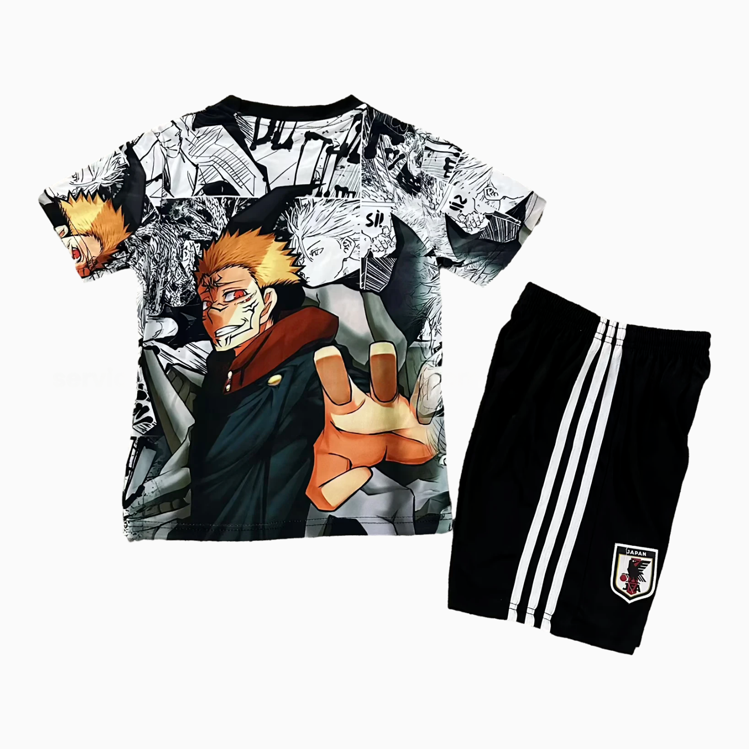 Japan 2024 Jujutsu Kaisen Itadori Yuji Special Edition Kids Kit - UnitedFutballJersey