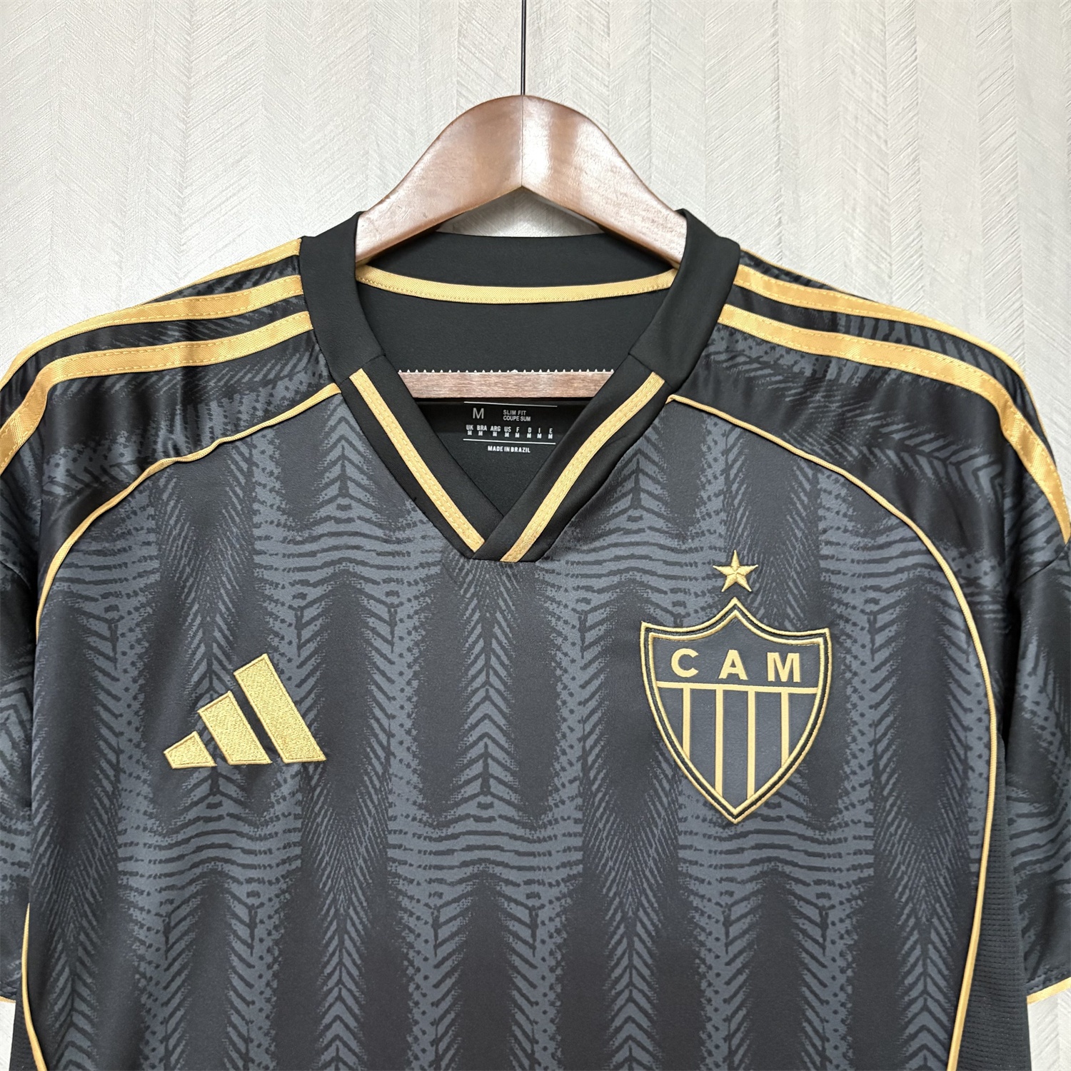 Atletico Mineiro 25-26 Third Black And Gold Jersey - Fans Version - UnitedFutballJersey