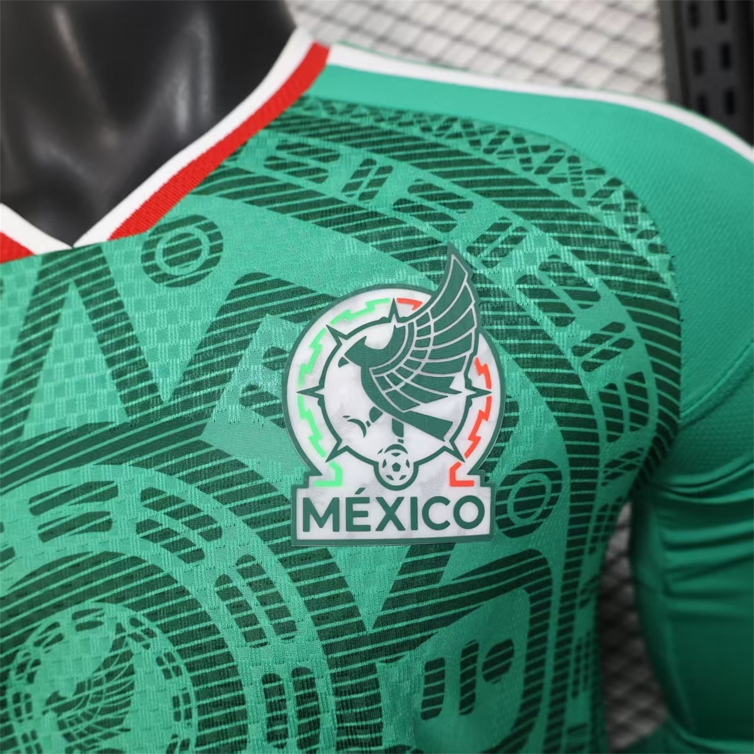 Mexico 25-26 Home Long Sleeves Jersey (Leaked Version) - Player Version - UnitedFutballJersey