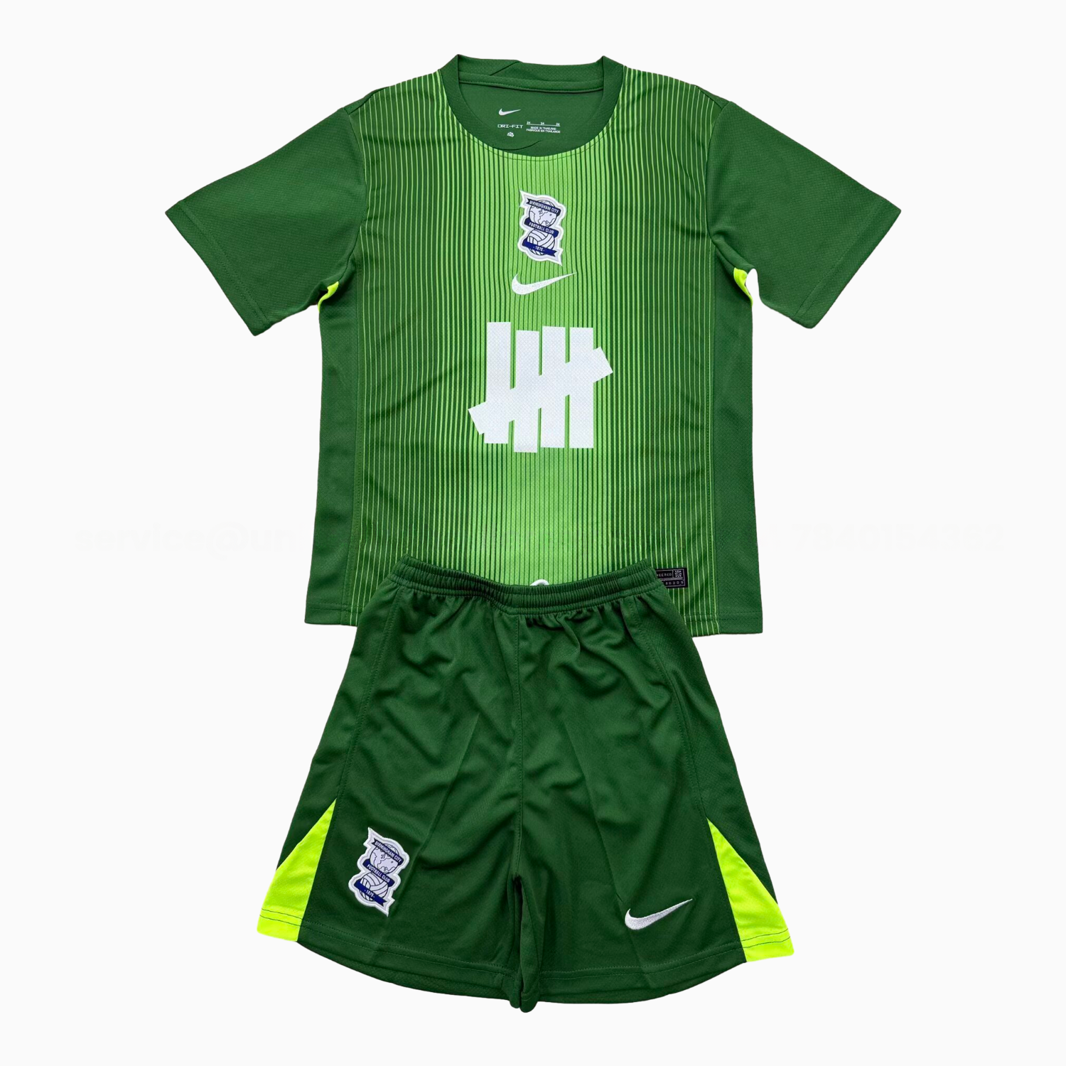 Birmingham City 25-26 Green Goalkeeper Kids Kit - UnitedFutballJersey