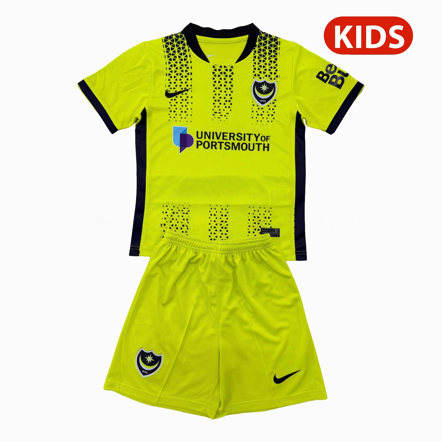 Portsmouth 25-26 Third Kids Kit - UnitedFutballJersey