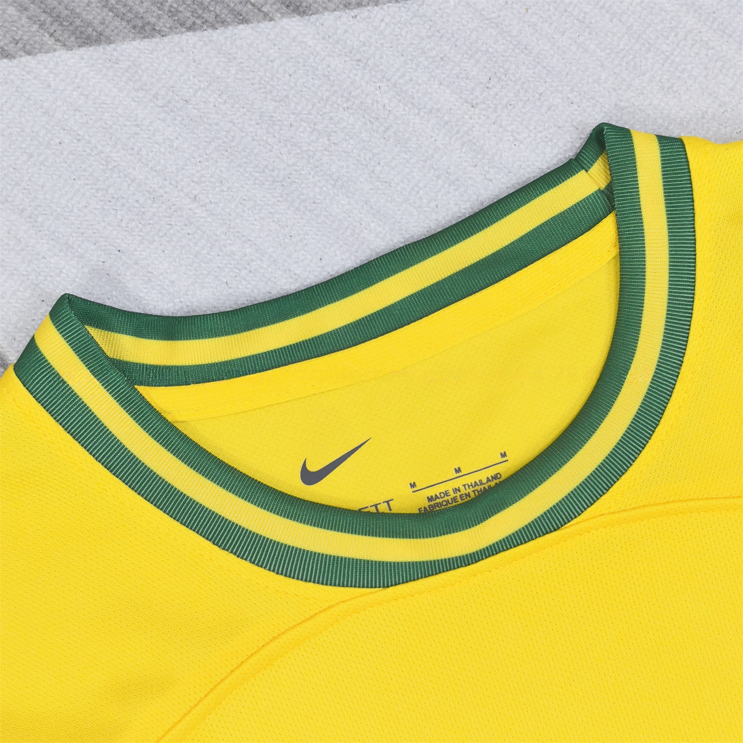 Brazil 25-26 Jesus And Angel Cross Yellow Jersey - Fans Version - UnitedFutballJersey