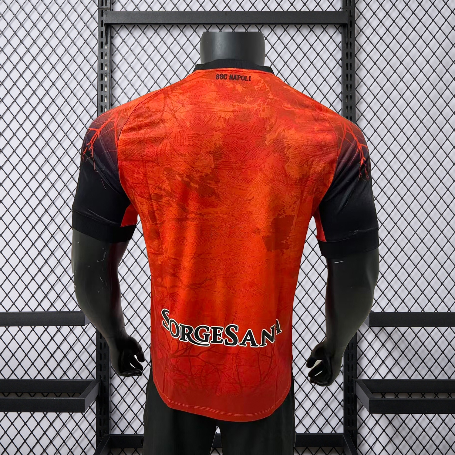 Napoli 25-26 Halloween Orange Goalkeeper Jersey - Player Version - UnitedFutballJersey